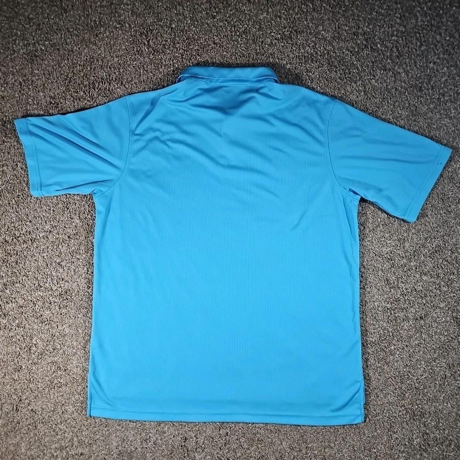Other Wedge Performance Golf Polo Shirt Blue 2XL Size US XXL / EU 58 / 5 - 5 Thumbnail