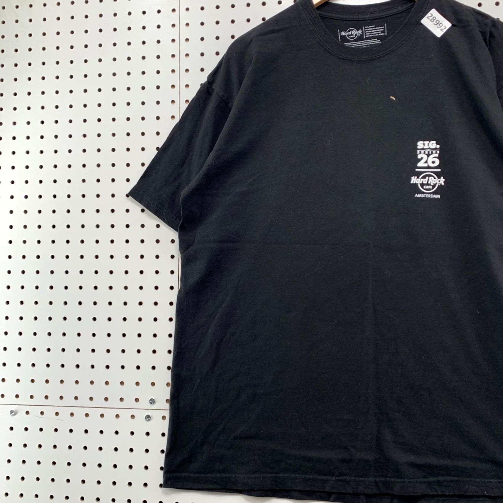 Hard Rock Cafe Hard Rock Bon Jovi Shirt Mens XL Black Music Band TEE Heart Dagger Logo 23x29.5 Size US XL / EU 56 / 4 - 4 Thumbnail