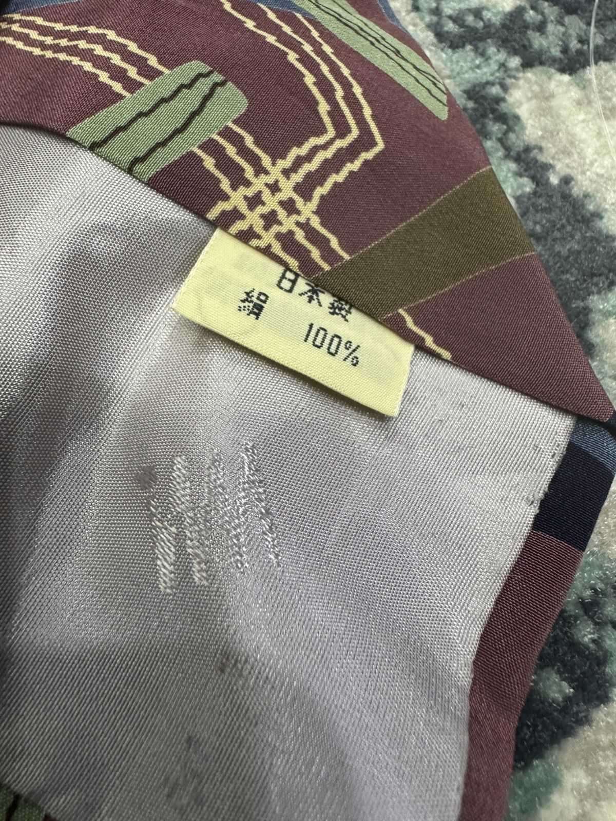 Issey Miyake × Vintage VINTAGE ISSEY MIYAKE ABSTRACT PATTERN NECK TIE Size ONE SIZE - 6 Thumbnail