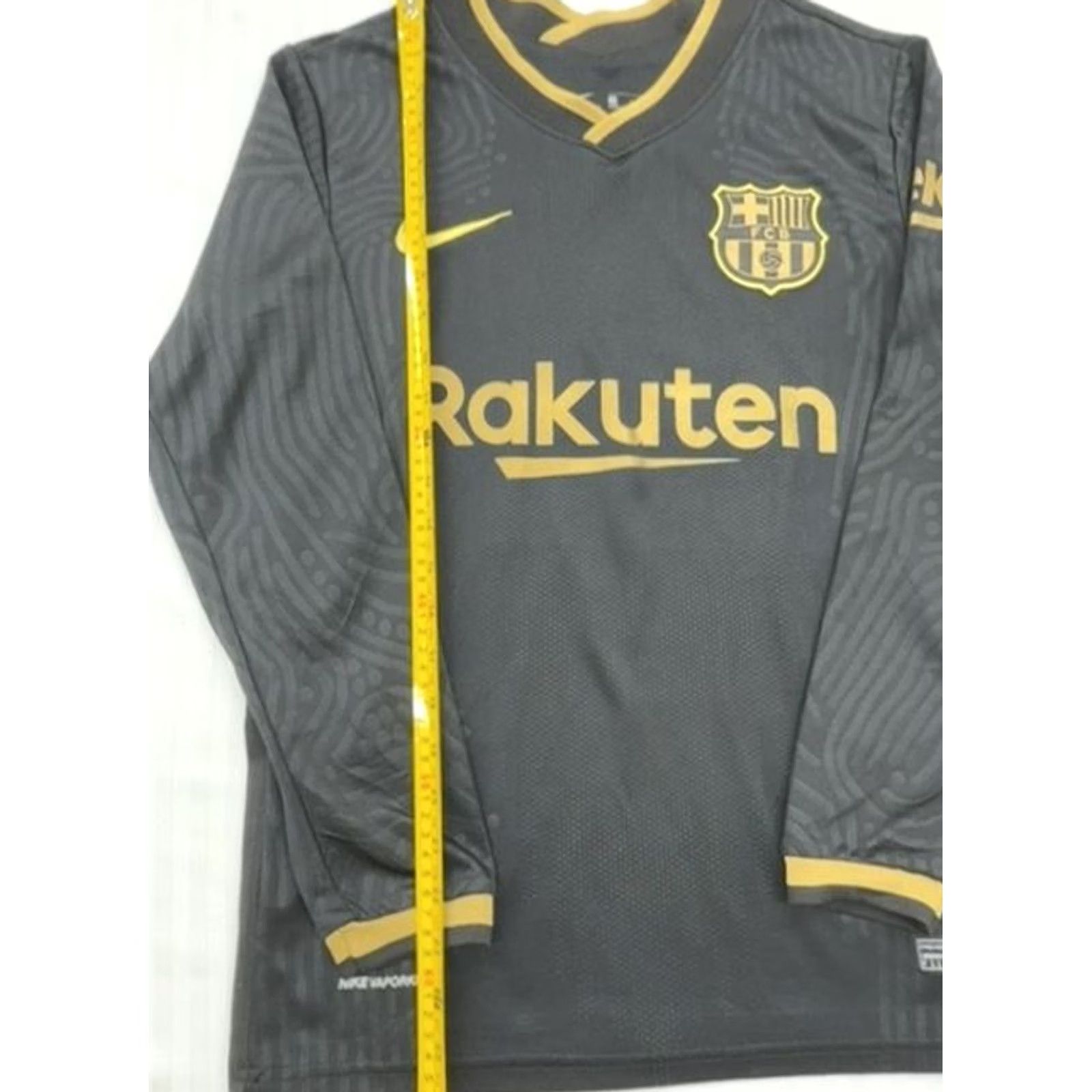 Nike Nike FC Barcelona 20/21 Away Soccer Jersey Men's L Black Gold Size US S / EU 44-46 / 1 - 5 Thumbnail