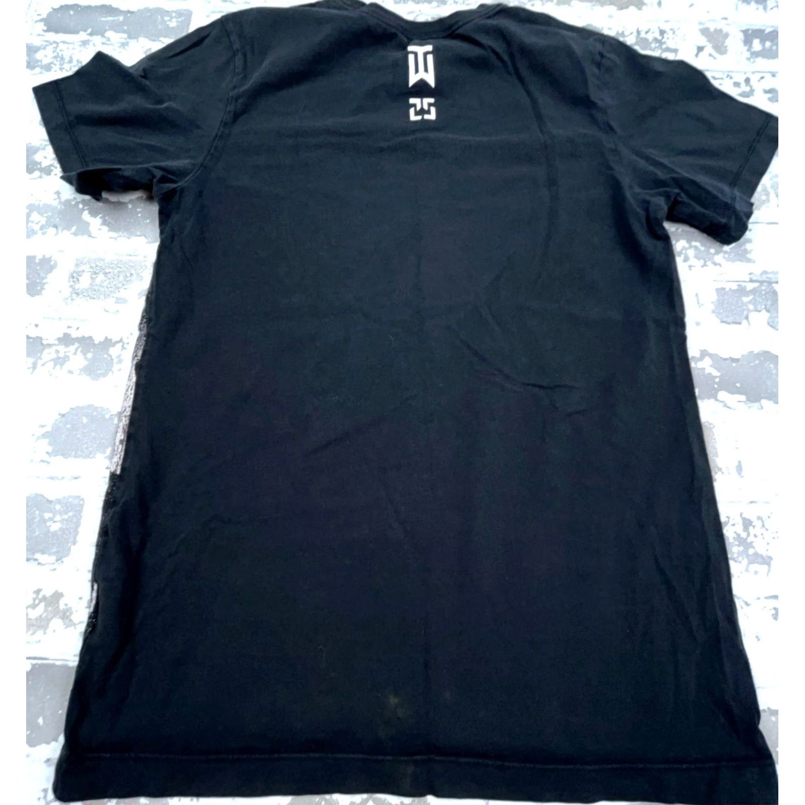 Nike Nike Shirt Men Small Black White Tee Tiger Woods Golf All Over Print AOP Tee Shirt Sports Shirt Mens Short Sleeve Crew Neck Jersey Cotton Polyester Size US S / EU 44-46 / 1 - 7 Thumbnail