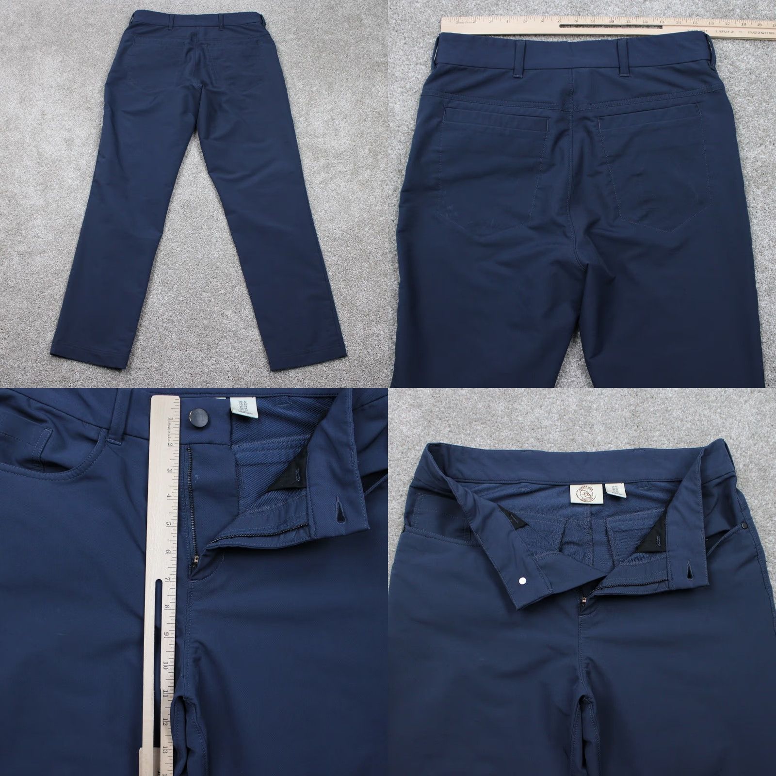 Panama Jack Panama Jack Pants Mens 32 Blue 5-Pocket Polyester Stretch Inseam 30" Chino, Regular Fit, Breathable, Casual, Travel, City, Preppy, Sports Size US 32 / EU 48 - 8 Thumbnail
