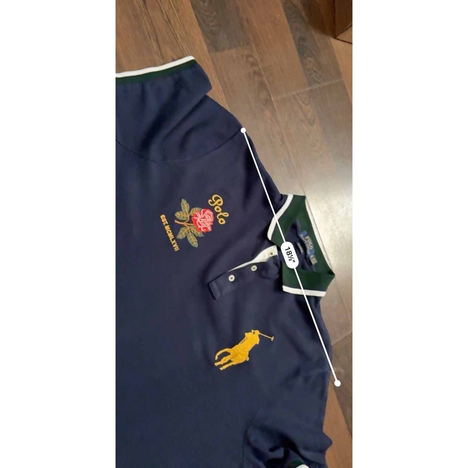 Polo Ralph Lauren Polo Ralph Lauren Crest Big Pony Classic-Fit Flag Crest Shrt Size US XL / EU 56 / 4 - 9 Thumbnail