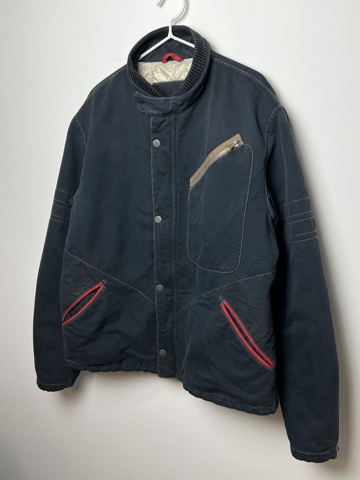 Giorgio Armani armani y2k archive solid work jacket Size US L / EU 52-54 / 3 - 3 Thumbnail