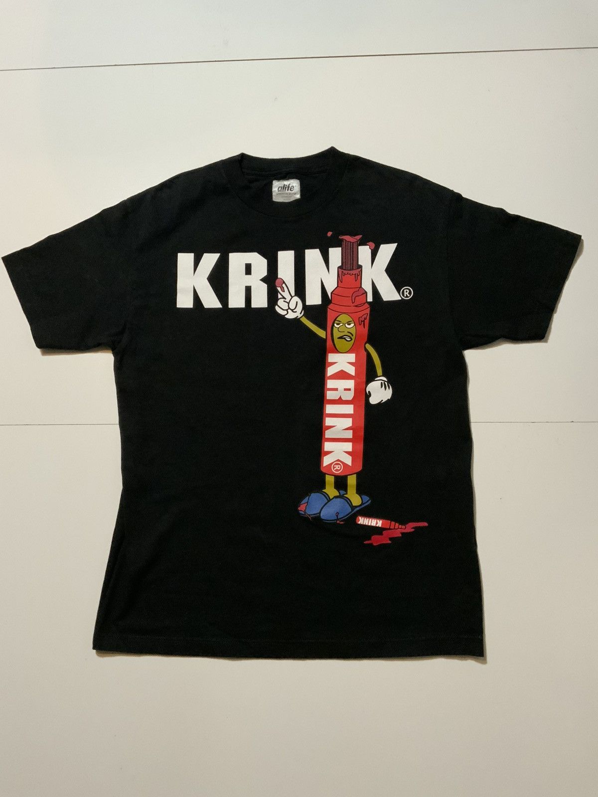 Alife ALIFE NYC Krink Paint Crayon Graffiti Art Graphic T-Shirt Size US L / EU 52-54 / 3 - 1 Thumbnail
