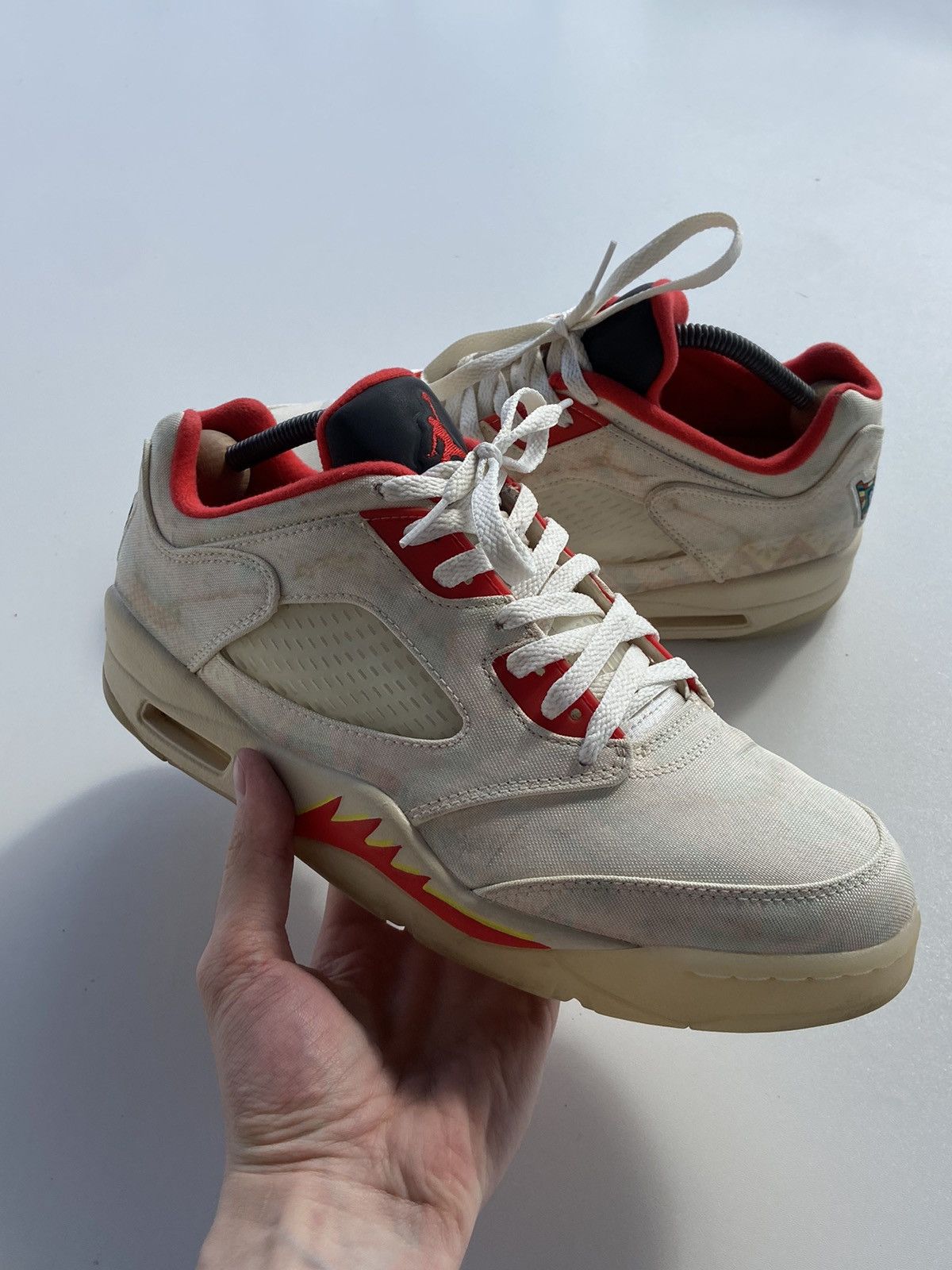 Jordan Brand Air Jordan 5 Retro Low Beige DD2240-100 Size US 9.5 / EU 42-43 - 11 Thumbnail