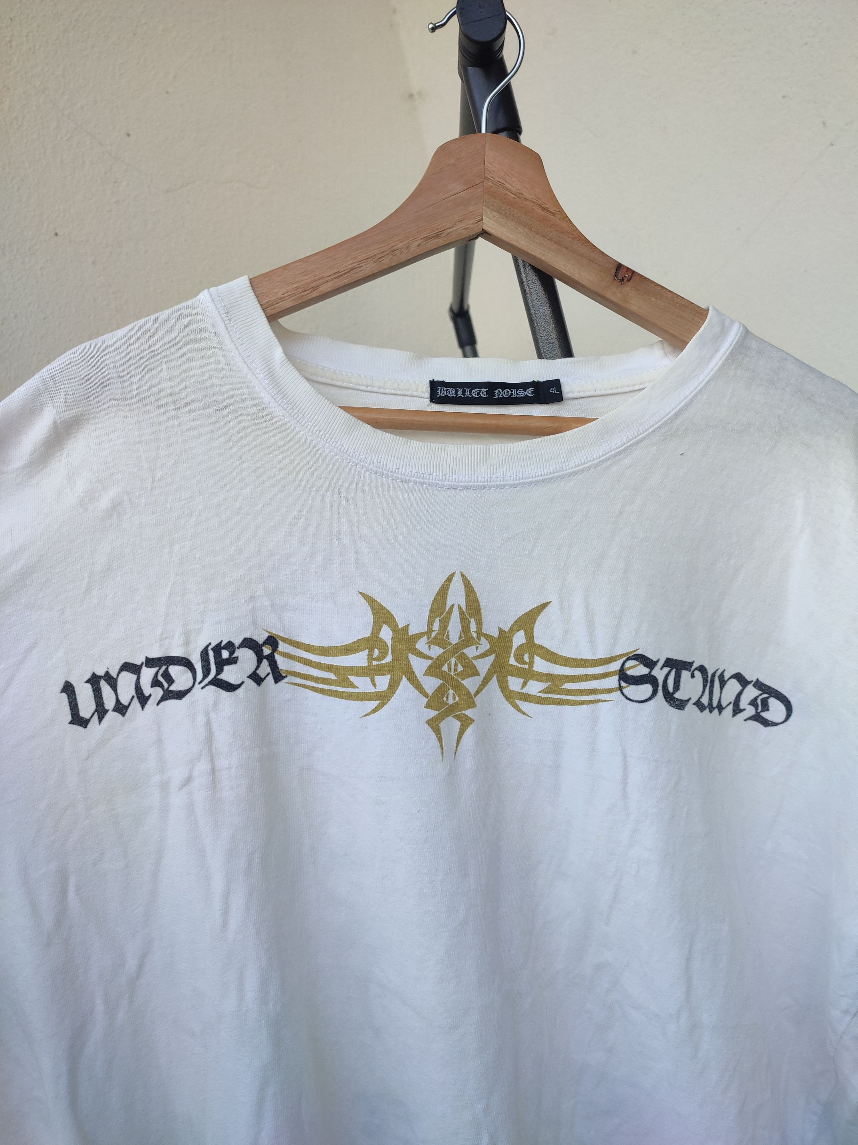 Bullet Noise 💥 Crazy Vintage Bullet Noise Under Sound Long Sleeve Size US XL / EU 56 / 4 - 4 Thumbnail