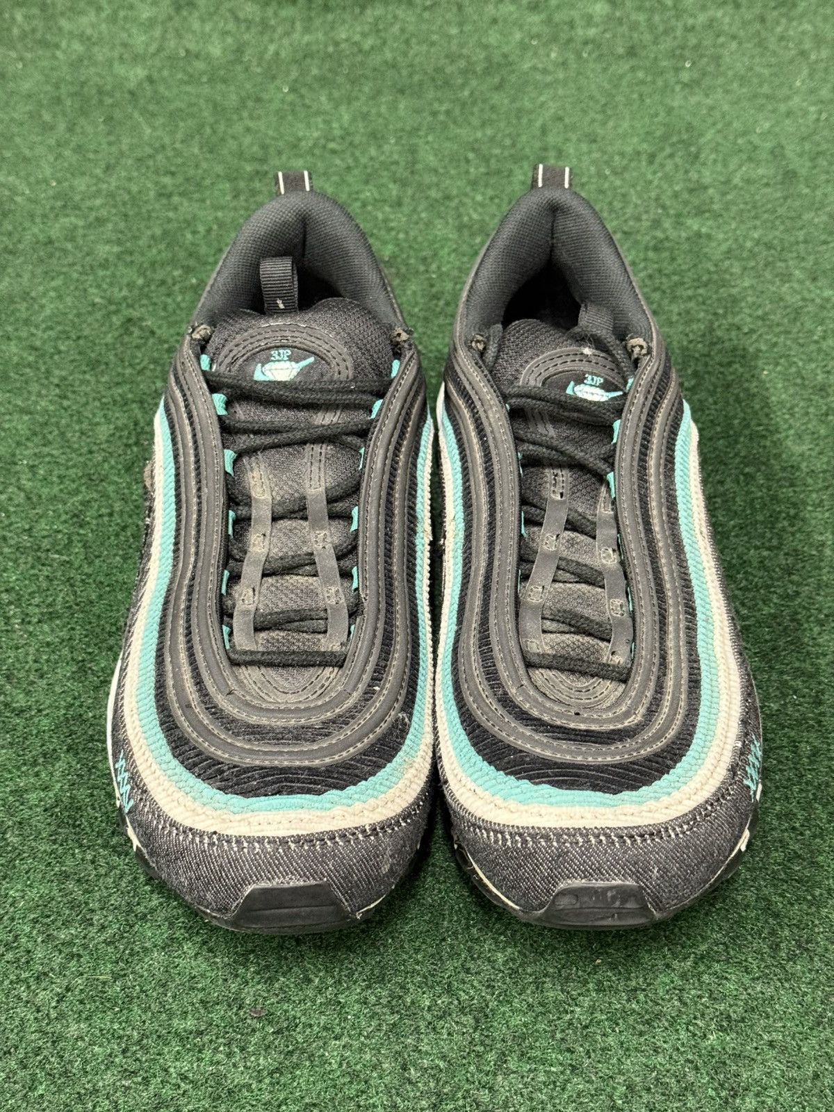 Nike Nike Air Max 97 Black Sport Turbo Turquoise DN1893-001 Size US 8 / EU 41 - 2 Thumbnail