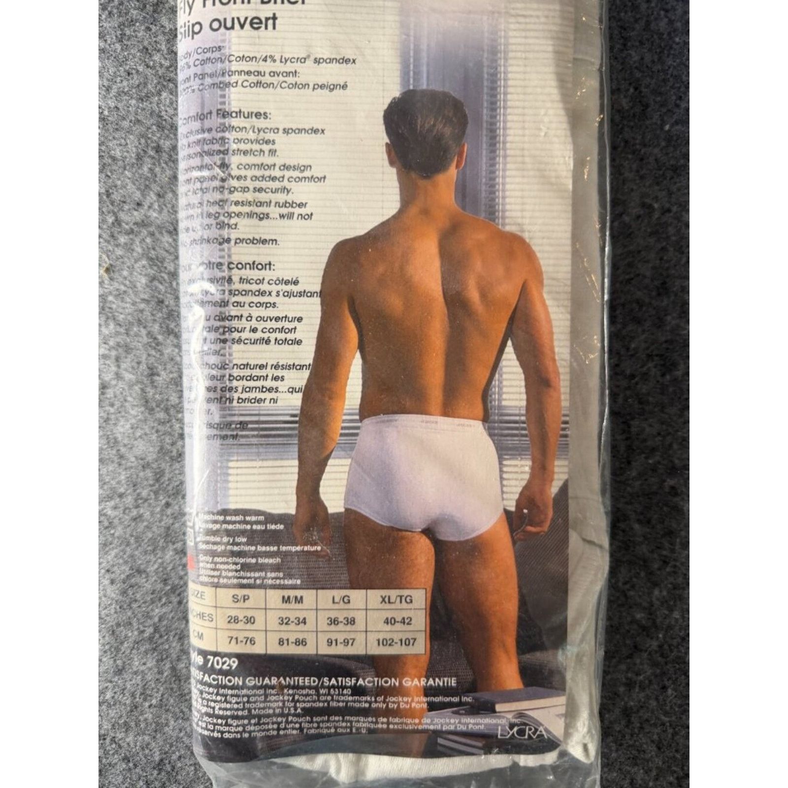 Jockey Jockey Pouch Fly Front Brief White Size Medium New Package Size 32 - 6 Thumbnail