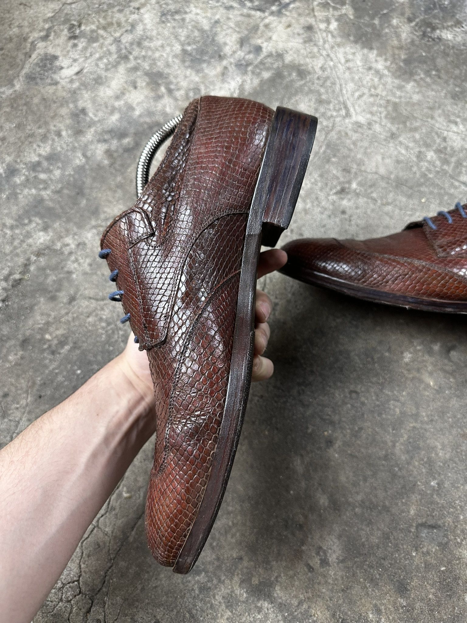 Dries Van Noten Dries Van Noten Snake Leather Loafers Shoes Size US 10.5 / EU 43-44 - 3 Thumbnail