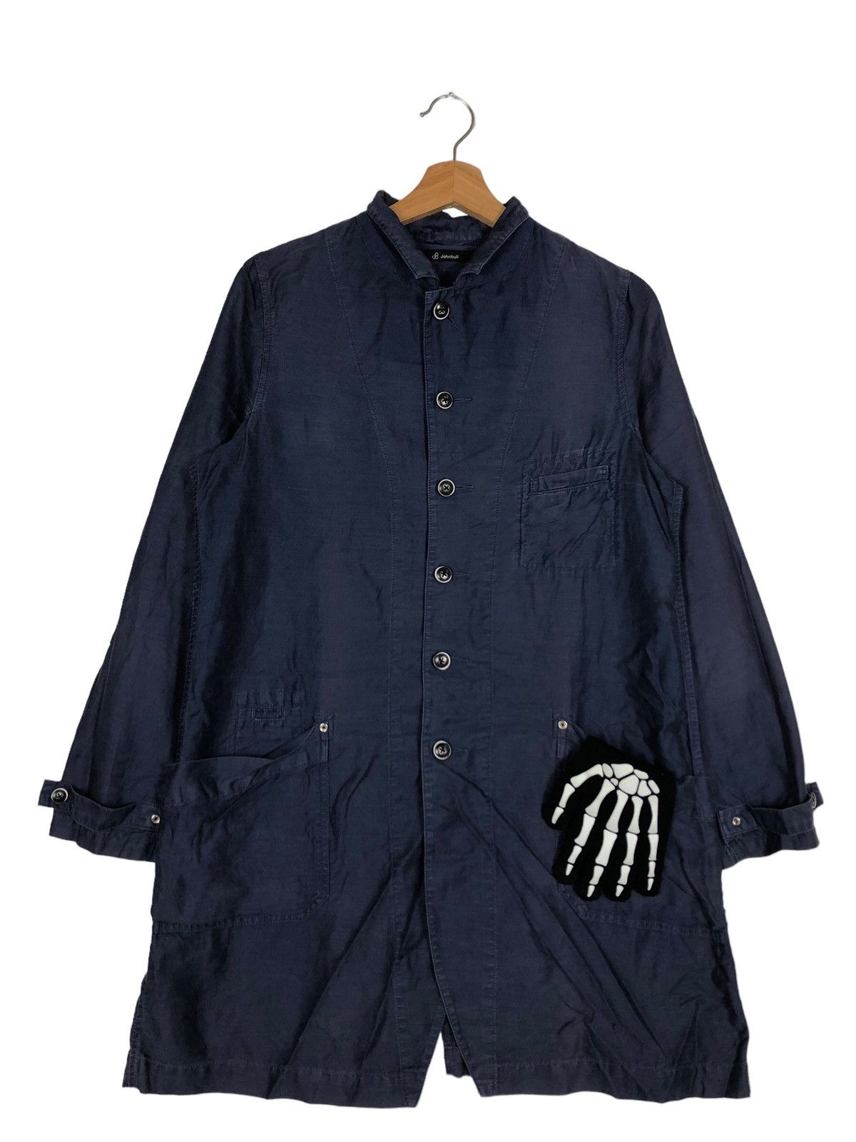 Japanese Brand Long Jacket Bondage John Bull Co Inspire Issey Miyake Japan Size US M / EU 48-50 / 2 - 1 Thumbnail