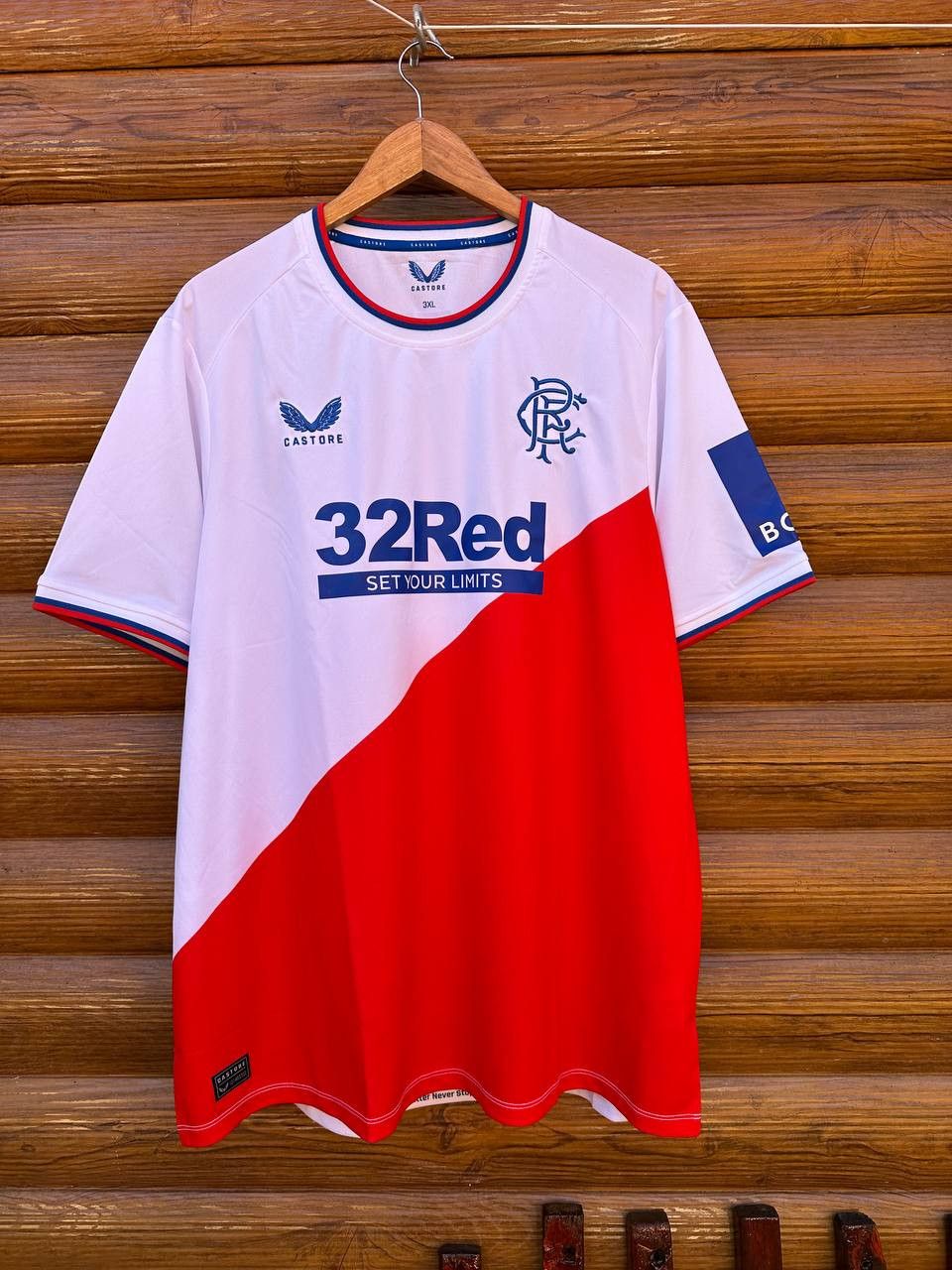 Vintage Castore Rangers Jersey 2022-23 Season Away Kit Football Size US XXL / EU 58 / 5 - 1 Thumbnail