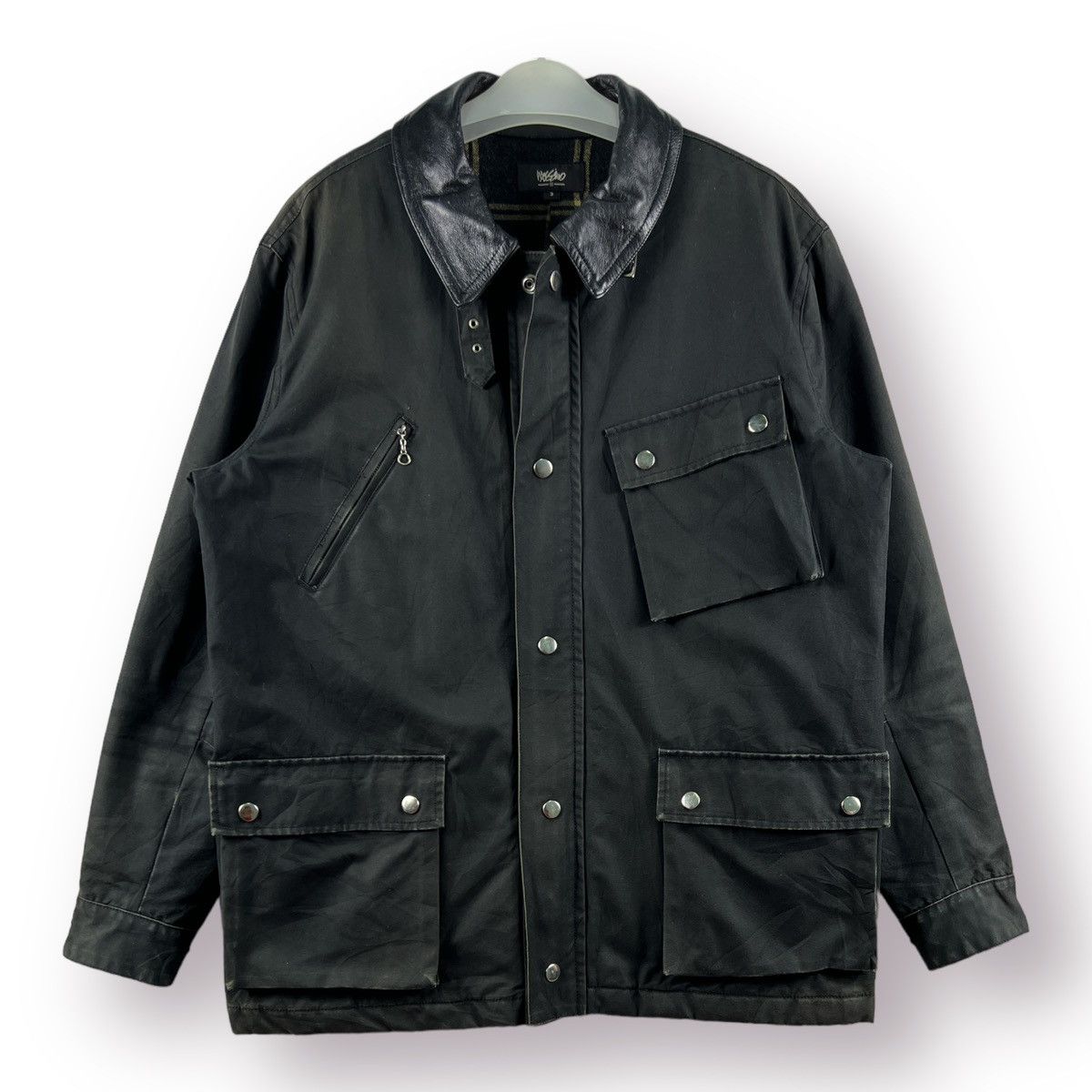 Japanese Brand 🔥 MOSSIMO LEATHER PART BLANKET LINED TYPE M-65 japan Size US L / EU 52-54 / 3 - 1 Thumbnail