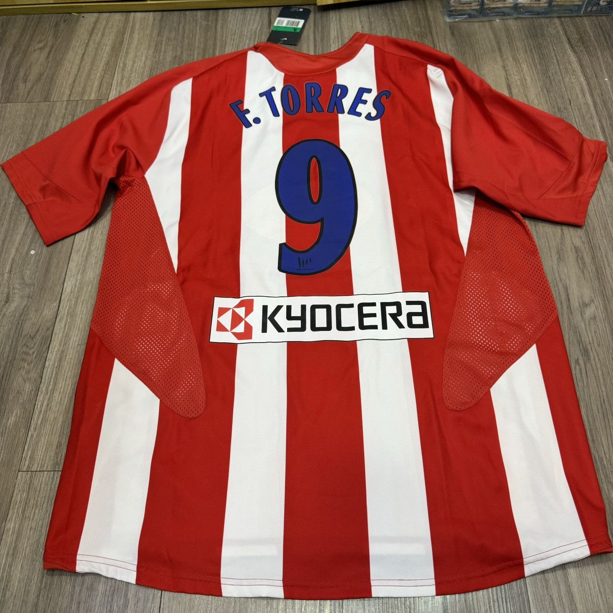 Nike Atletico Madrid 05/06 player issue home shirt #9 F.Torres Size US XL / EU 56 / 4 - 2 Thumbnail
