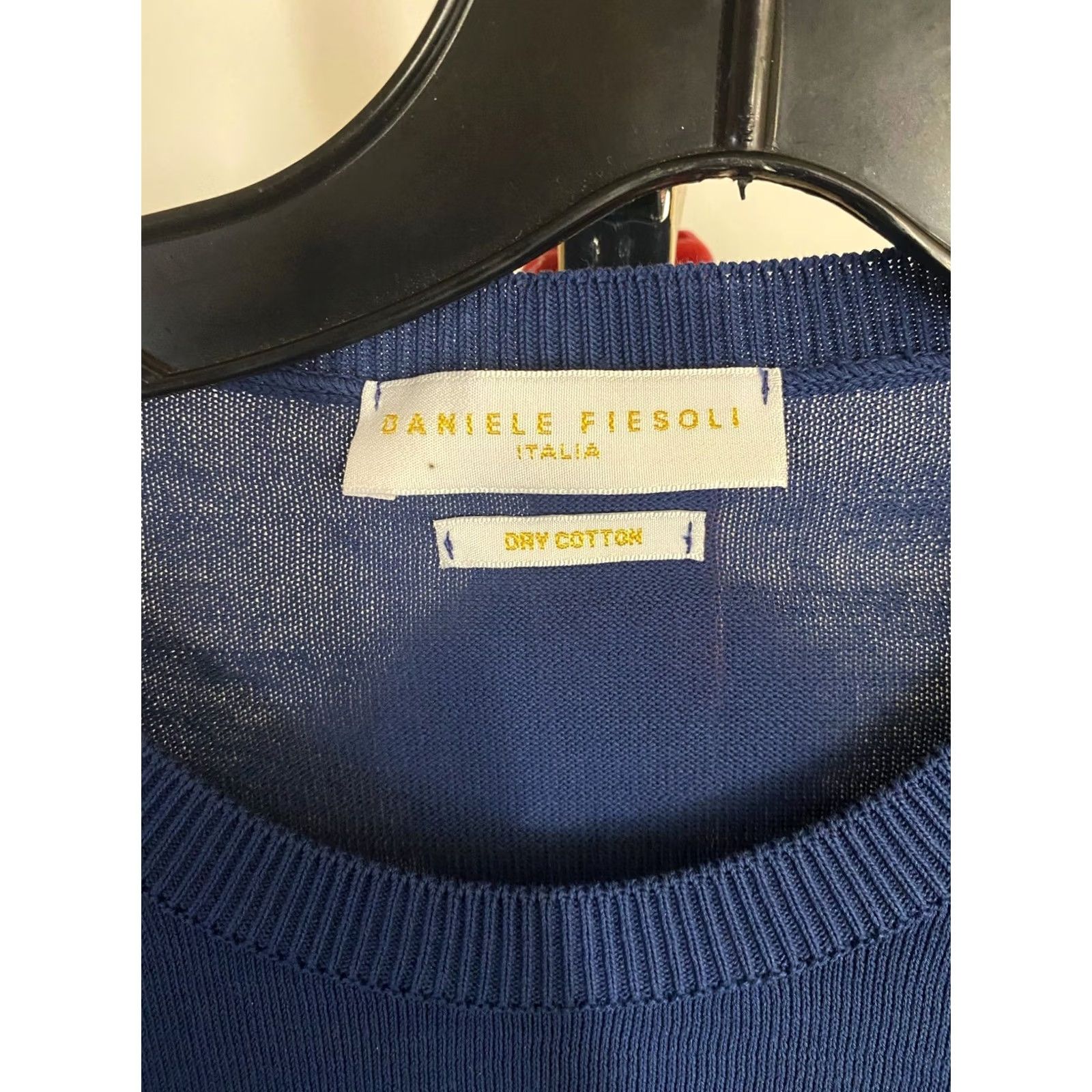 Daniele Fiesoli Daniele Fiesoli Italy Bluish Ctn Light Weight Sweater Shirt XL Extra Large Size US XL / EU 56 / 4 - 4 Thumbnail