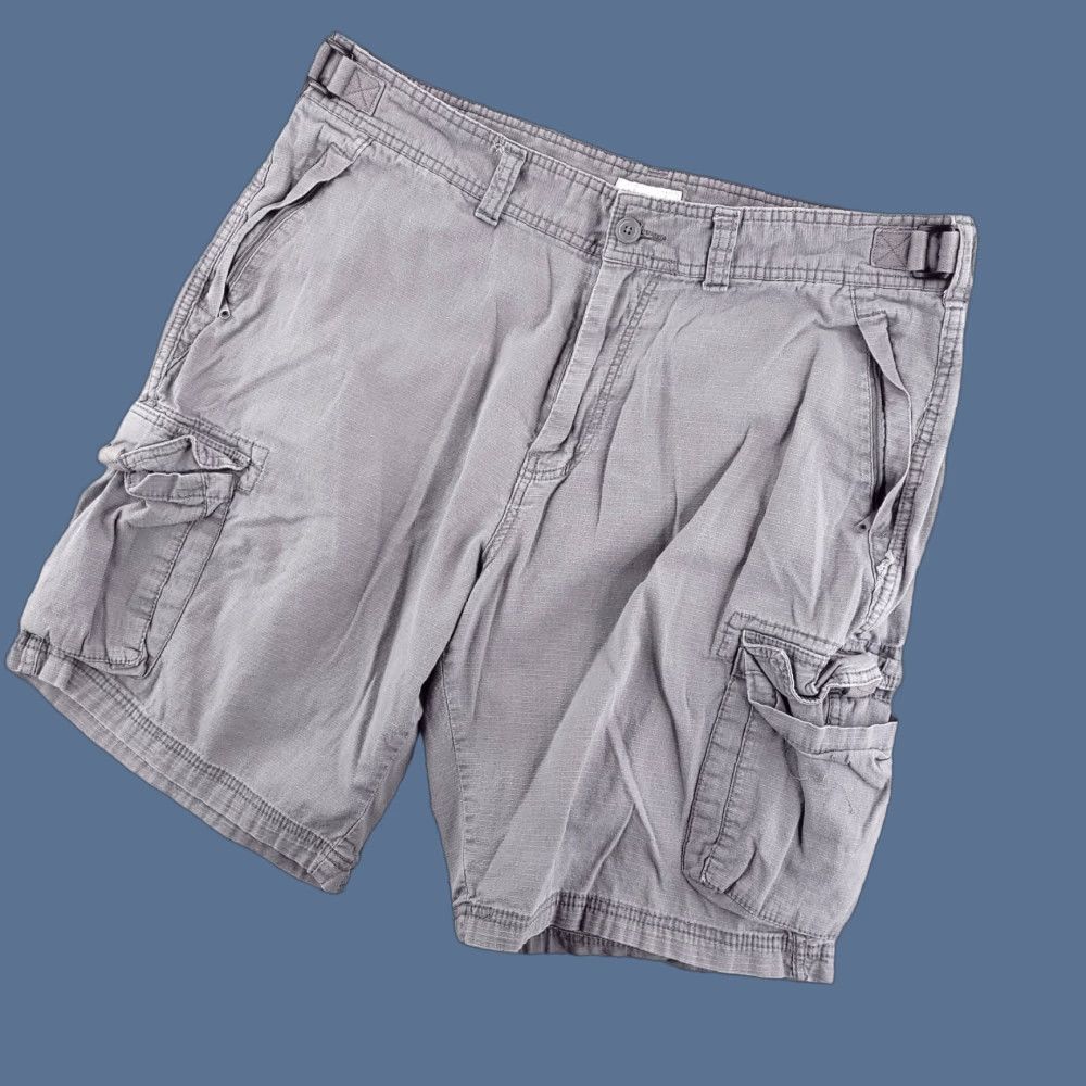Vintage Goodfellow Cargo Shorts Mens 38 Gray Ripstop Distressed Workwear Size US 38 / EU 54 - 1 Thumbnail