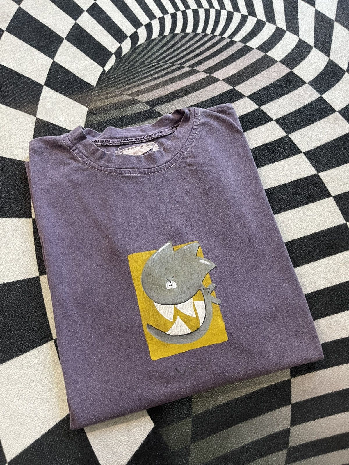 Bravado Bravado Australia Purple Shark / Fish Skeleton Art Tee Size US XL / EU 56 / 4 - 1 Thumbnail