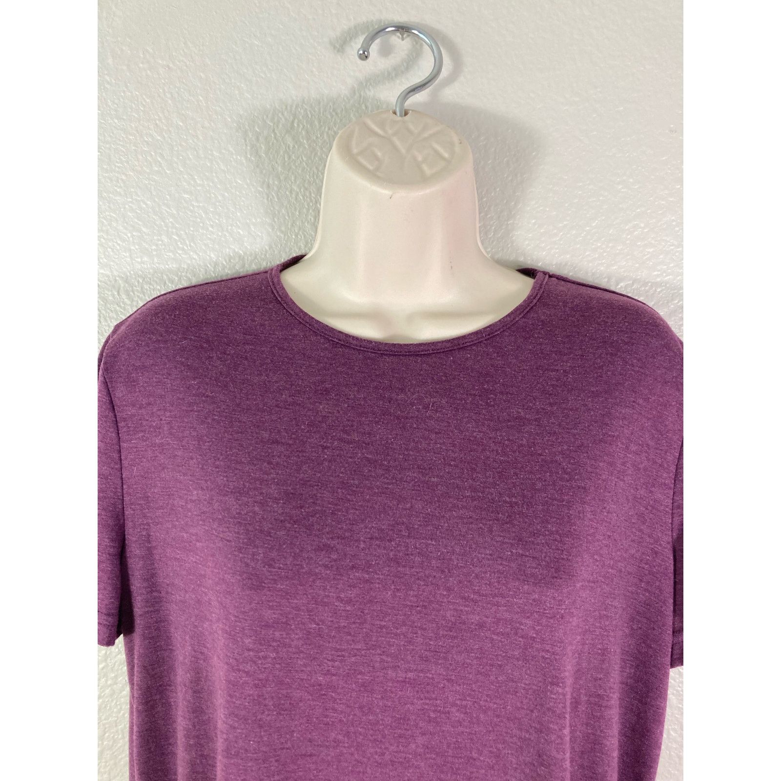 Shein SHEIN Women's Purple Short Sleeve T-Shirt Dressl Size L Size L / US 10 / IT 46 - 7 Thumbnail