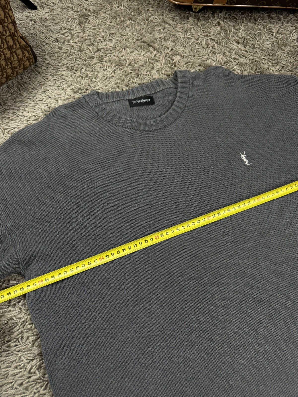 Vintage × Yves Saint Laurent Vintage sweater Yves Saint Laurent 90s original luxury item Size US XXL / EU 58 / 5 - 4 Thumbnail