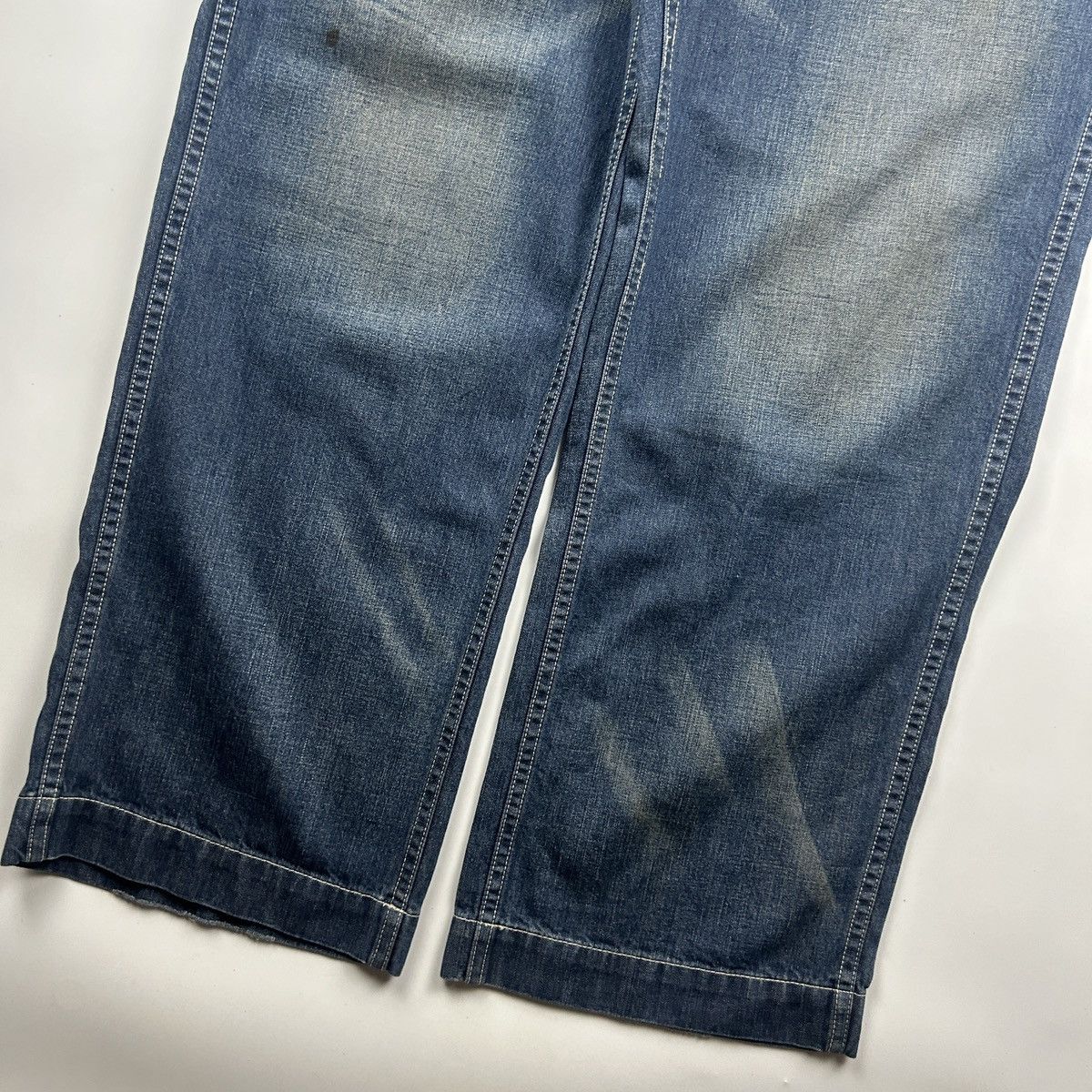 RRL Ralph Lauren RRL Ralph Lauren Paint Indigo Pants Size US 35 - 5 Thumbnail