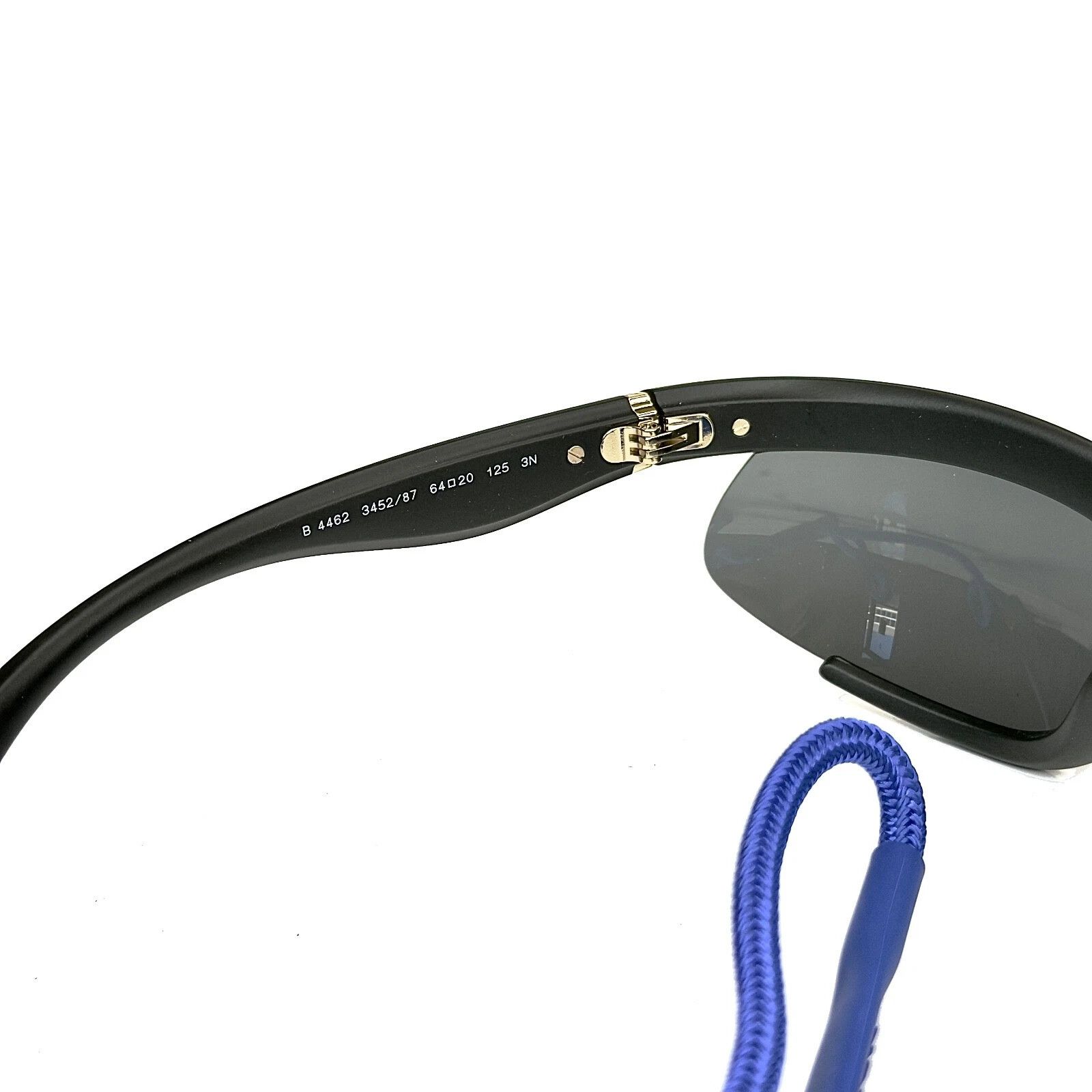 Burberry BURBERRY BE4462 4462 Black Sport Wrap Equestrian Sunglasses Size ONE SIZE - 6 Thumbnail