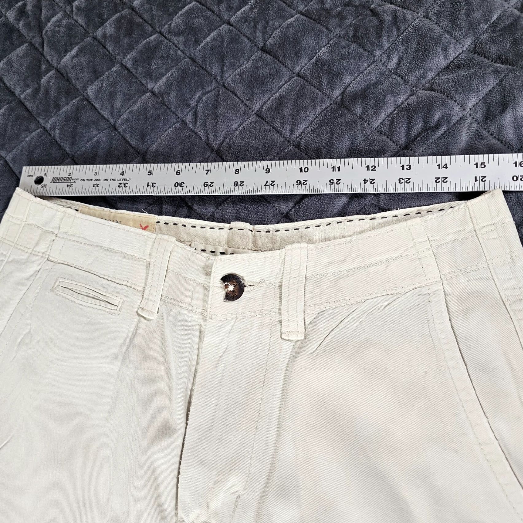 American Eagle Outfitters American Eagle Outfitters Shorts Men 28 Beige Flat Front Chino Cotton Stretch Mens Size US 28 / EU 44 - 4 Thumbnail