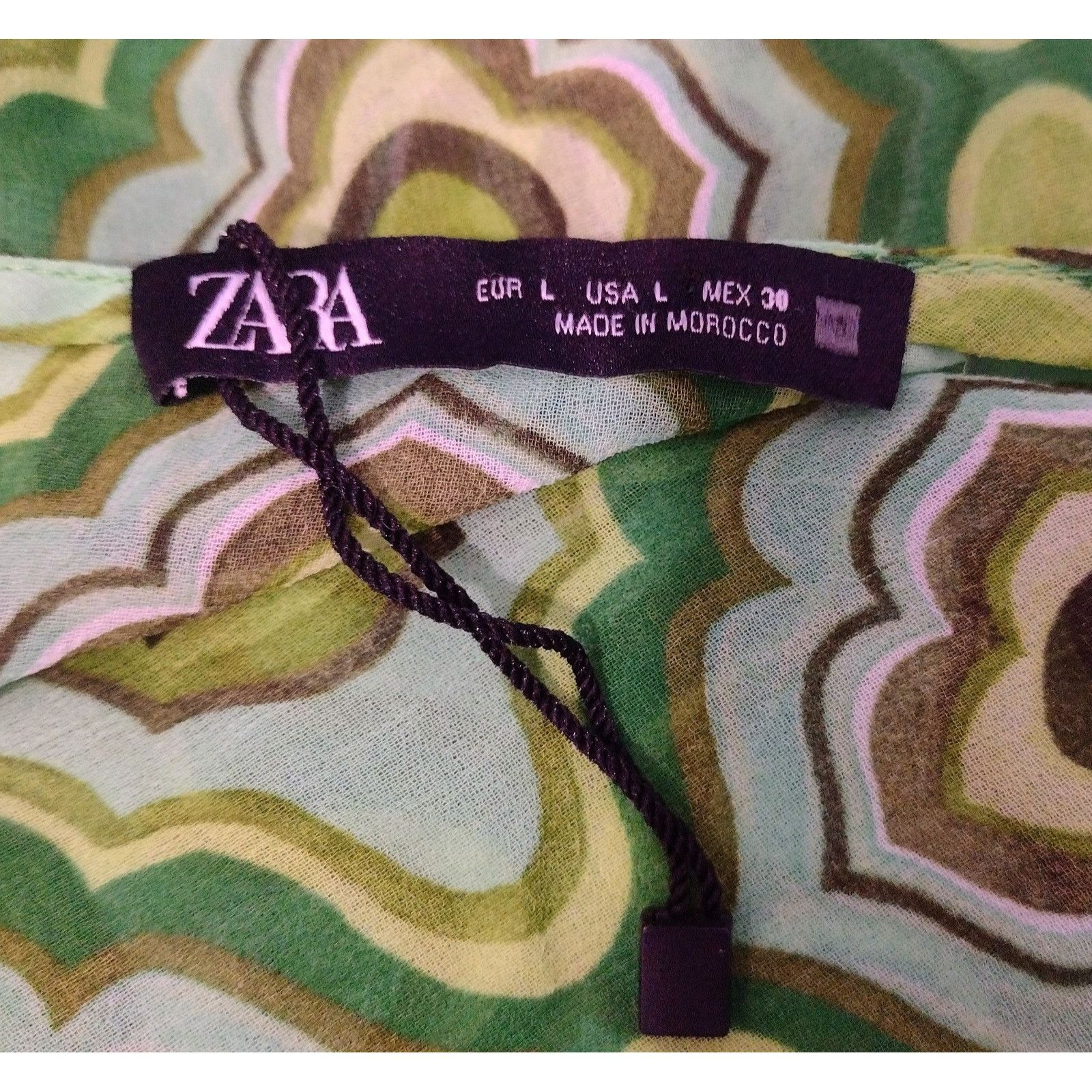 Zara Zara Chiffon Ruffle Lightweight Shirt Size L Fairy Disco She Size L / US 10 / IT 46 - 7 Thumbnail