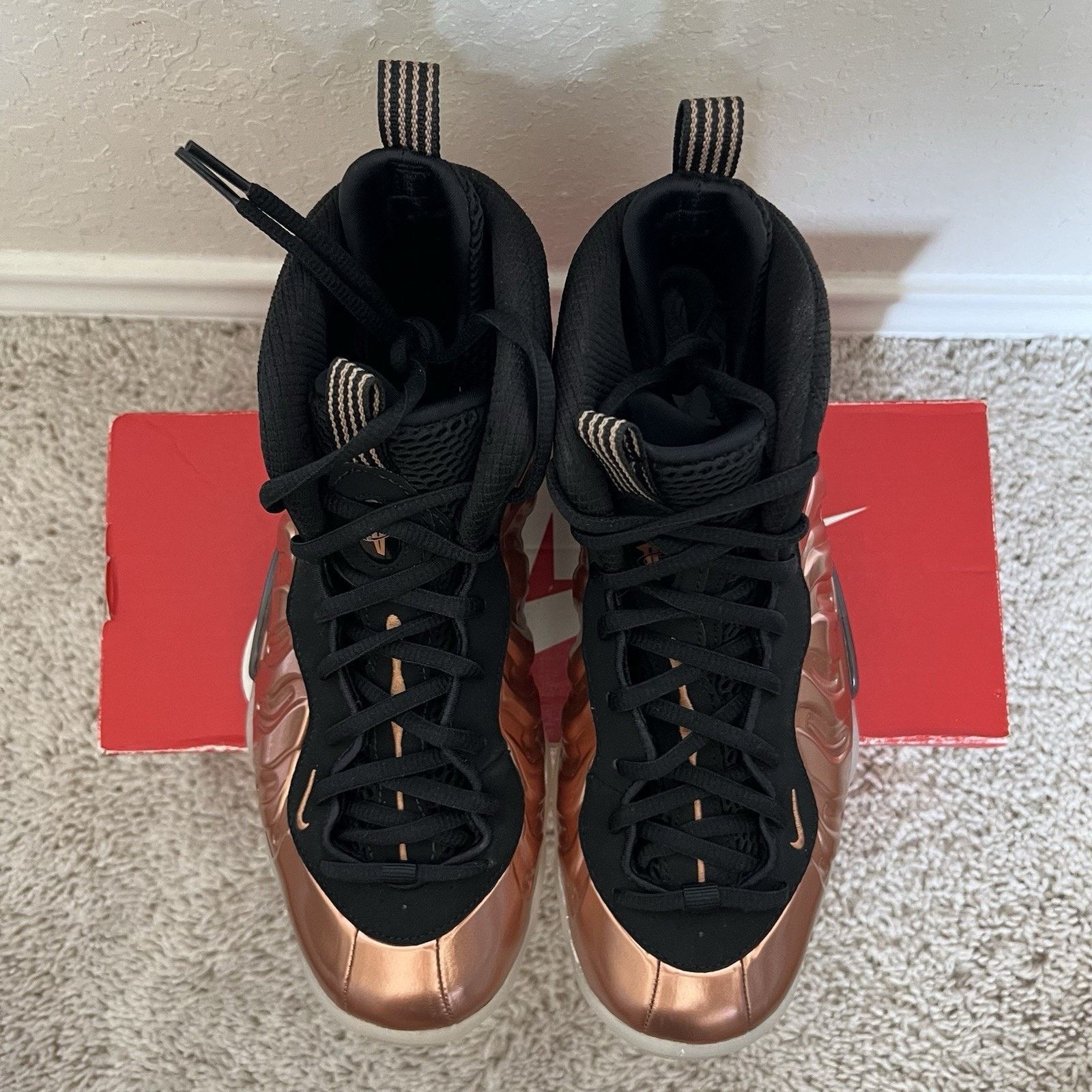 Nike Nike Little Posite One GS Copper 2024 Lifestyle Shoes 7Y Size US 7 / EU 40 - 4 Thumbnail