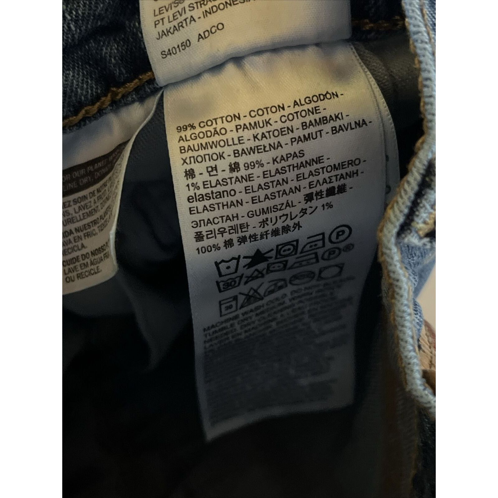 Levi's Levis 511 Jeans Mens 31x30 Blue Slim Medium Wash Denim Y2k Size US 31 - 12 Thumbnail