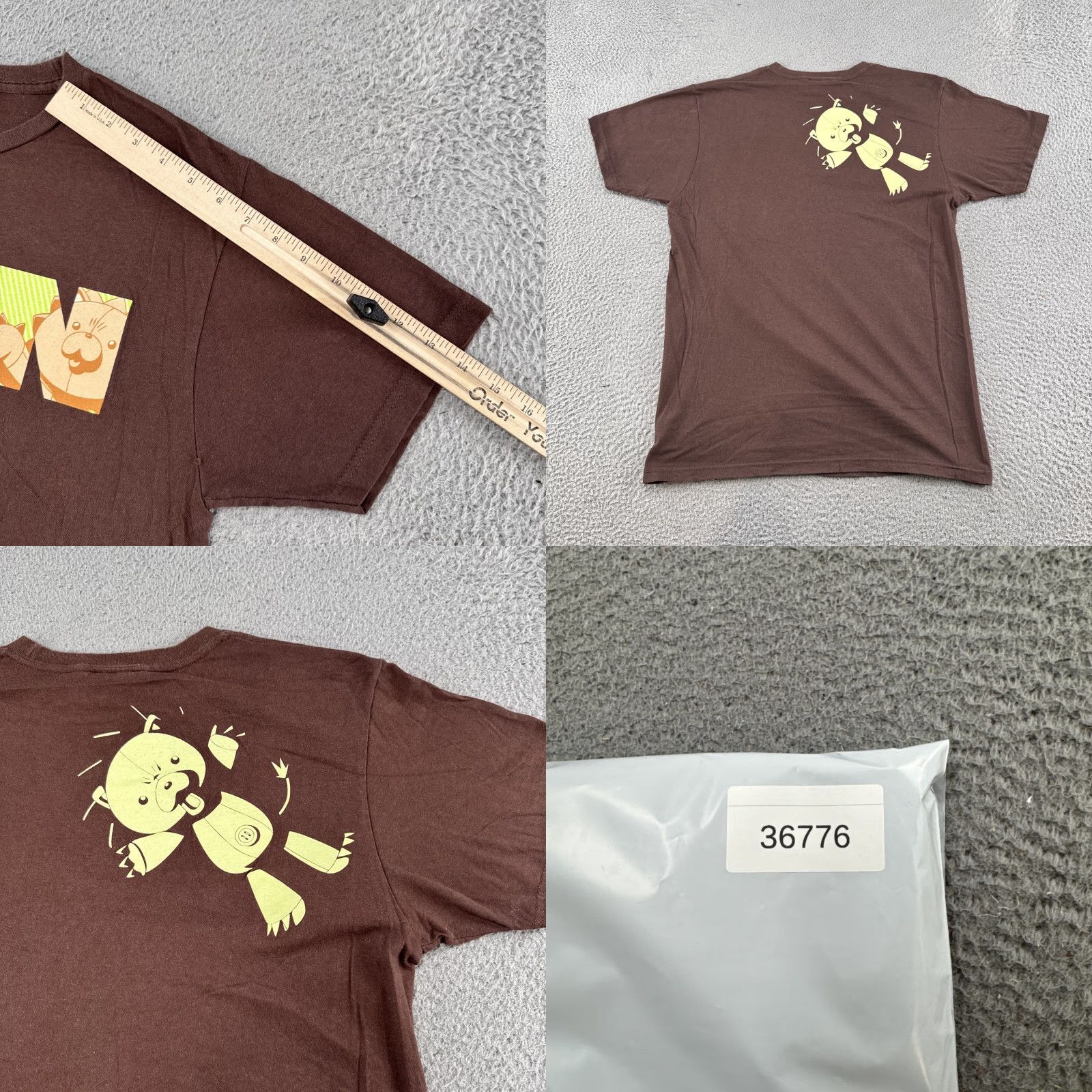 Vintage VINTAGE Bleach Anime Brown Graphic Tee KON Shonen Jump Double Sided Size L Men Shirt Size US L / EU 52-54 / 3 - 8 Thumbnail