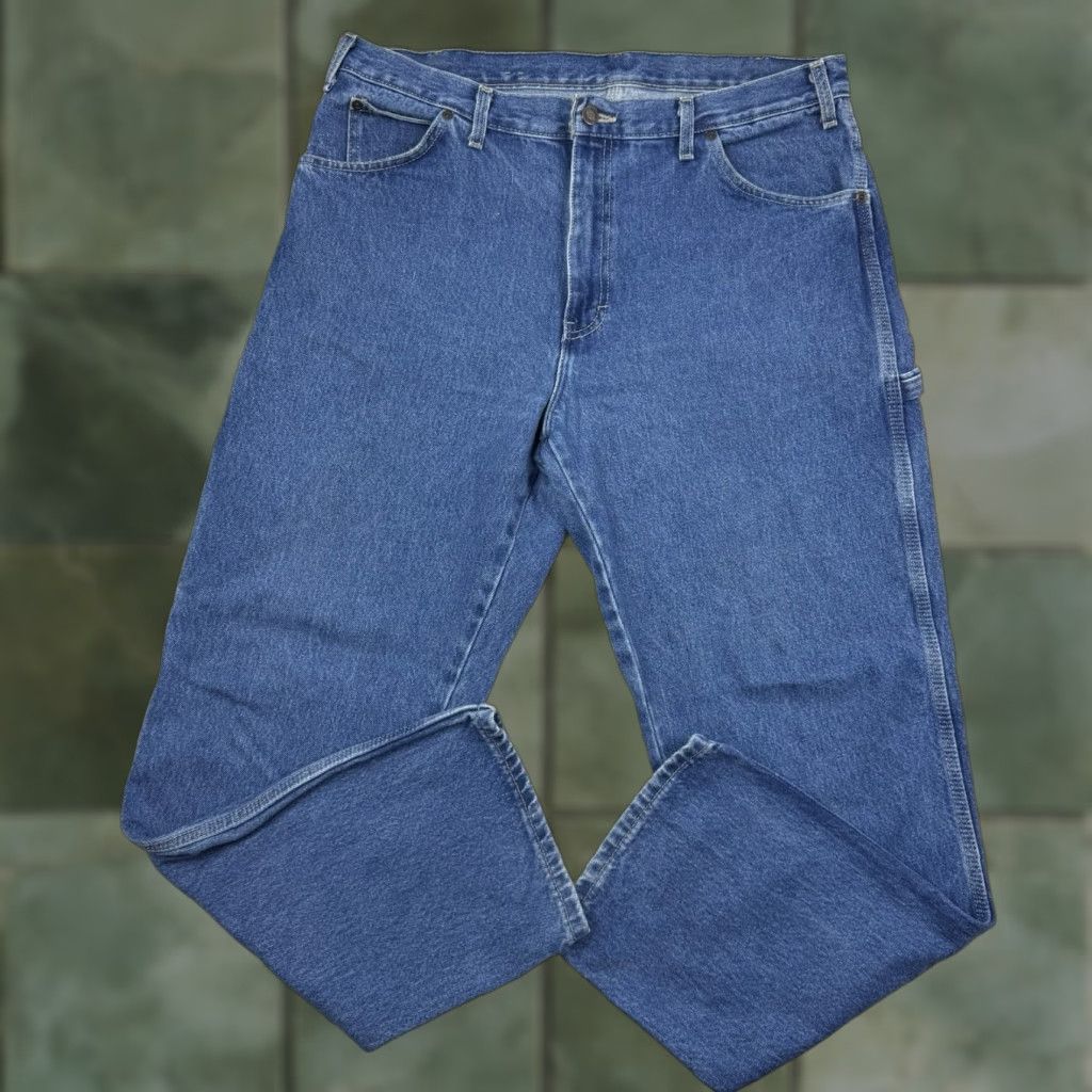 Dickies VINTAGE Dickies Jeans Carpenter Men 36x32 Baggy Relaxed Fit Hipster 90s Y2K Blue Mens Size US 36 / EU 52 - 1 Thumbnail