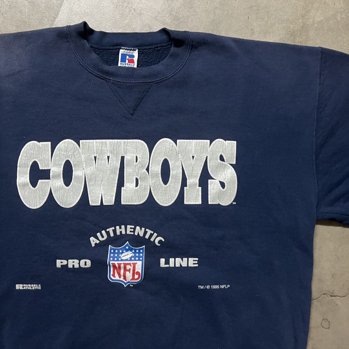 NFL × Russell Athletic × Vintage Vintage 90’s NFL Dallas Cowboys 🇺🇸 Russell Athletic Sweater Size US XL / EU 56 / 4 - 1 Thumbnail