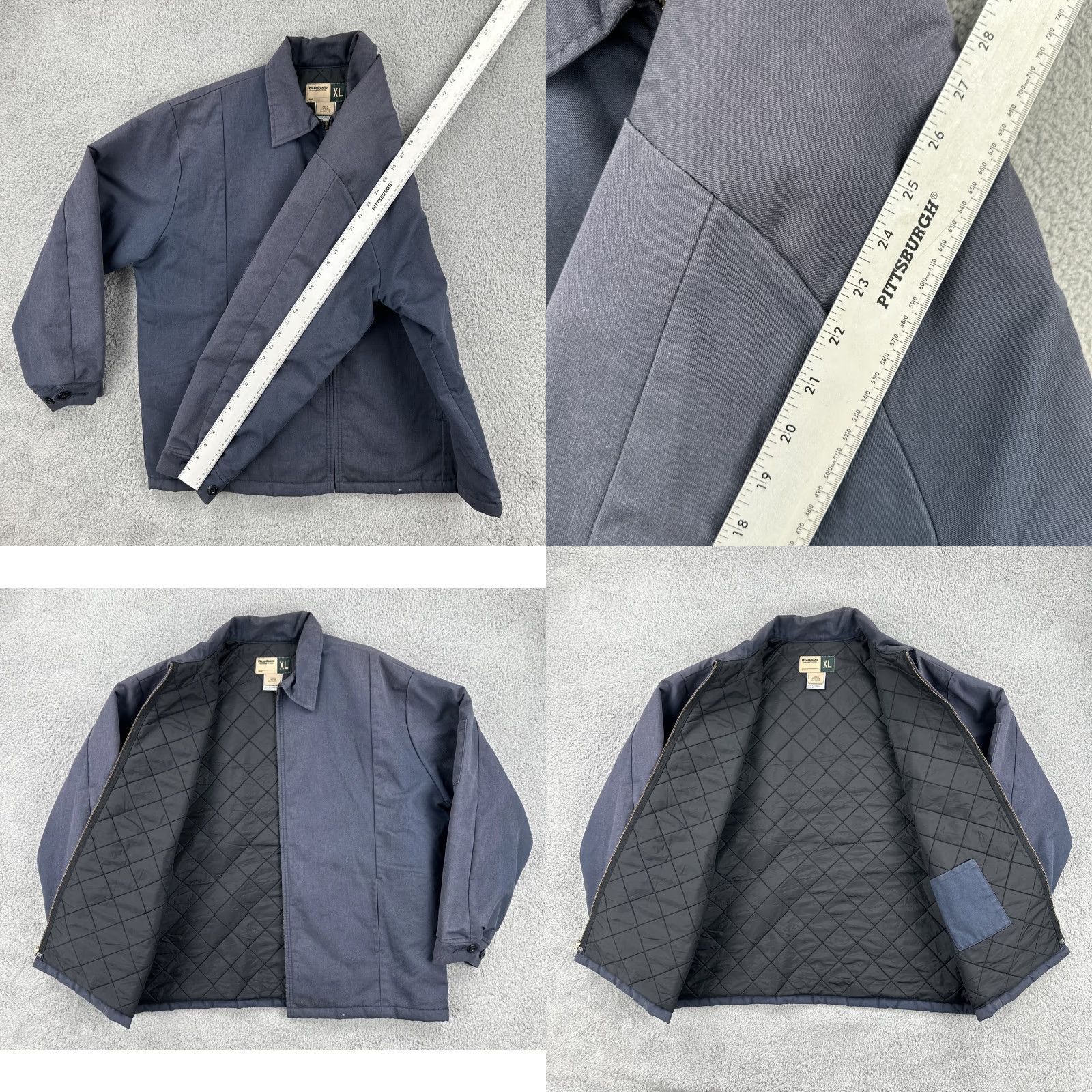 Vintage VINTAGE Wear Guard 90s Y2K Jacket XL Blue Quilt Lined Workwear Mens Size US XL / EU 56 / 4 - 9 Thumbnail