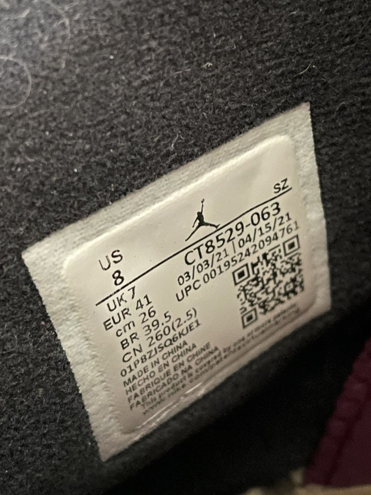 Jordan Brand Jordan 6 Bordeaux Size US 8 / EU 41 - 6 Thumbnail