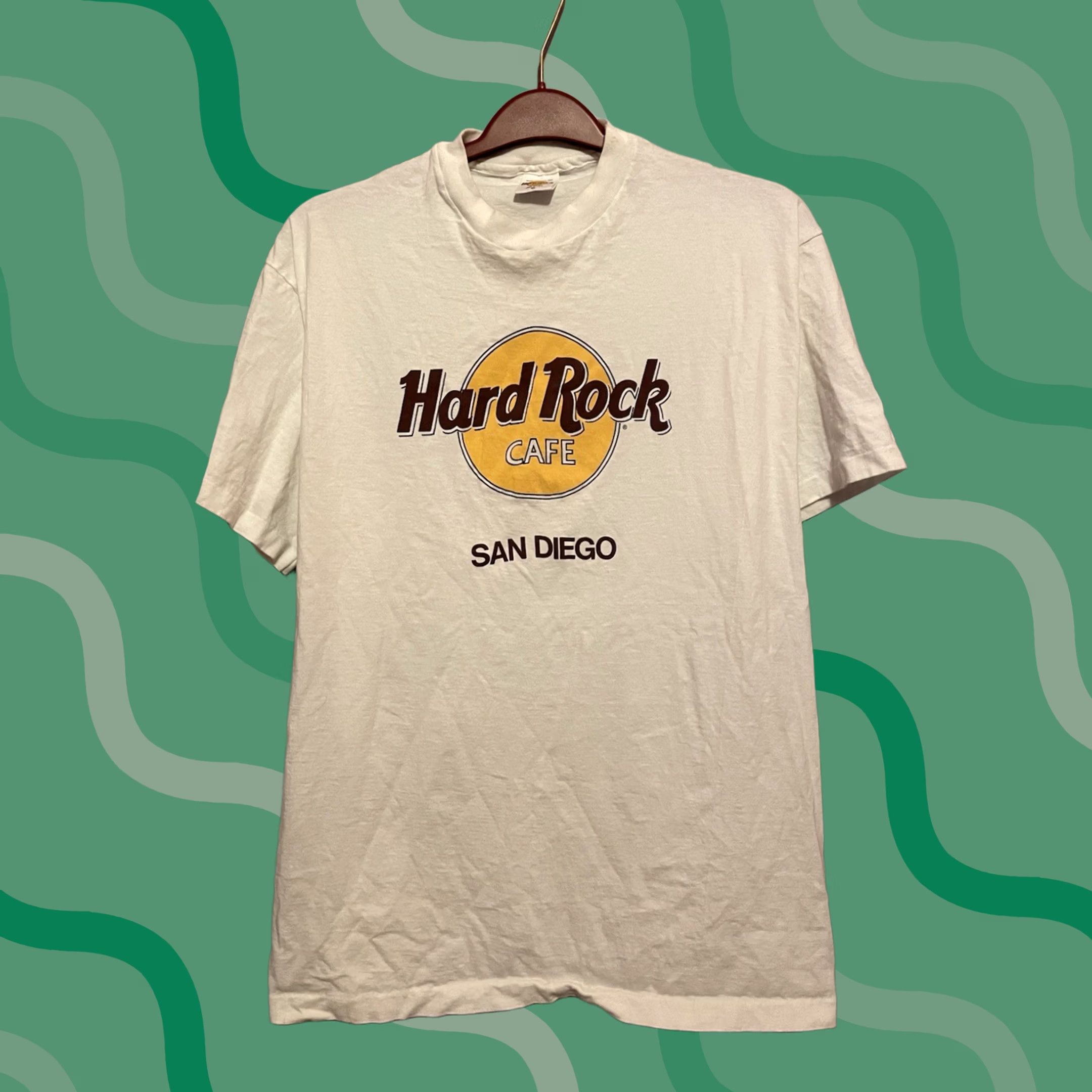 Hard Rock Cafe Vintage 90s Hard Rock Cafe Shirt Mens XL White San Diego Single Stitch (C311) Size US XL / EU 56 / 4 - 1 Thumbnail