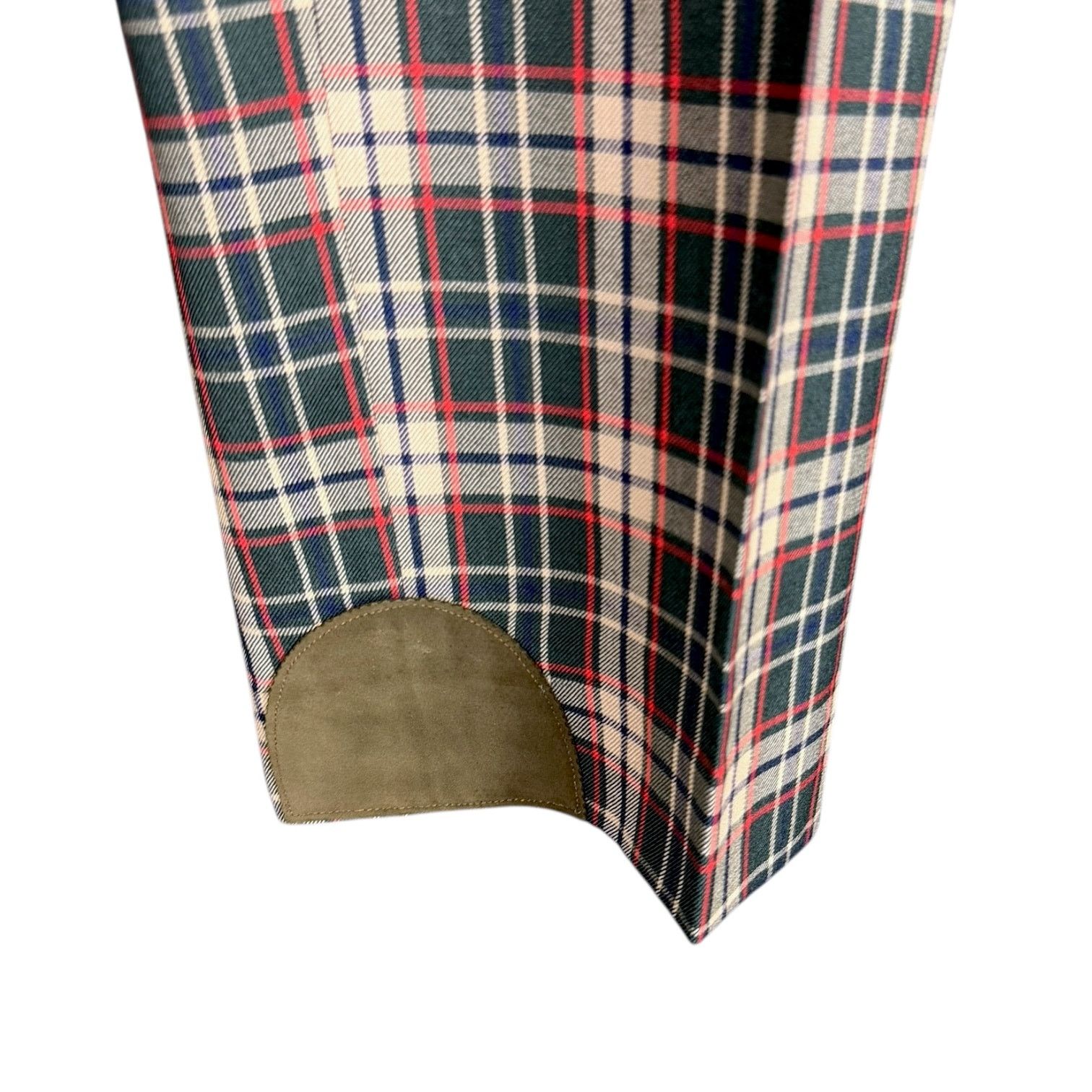 DAKS Men's Vtg 80s Daks London 100% Wool Green Plaid Pants 31x28 Size US 31 - 7 Thumbnail