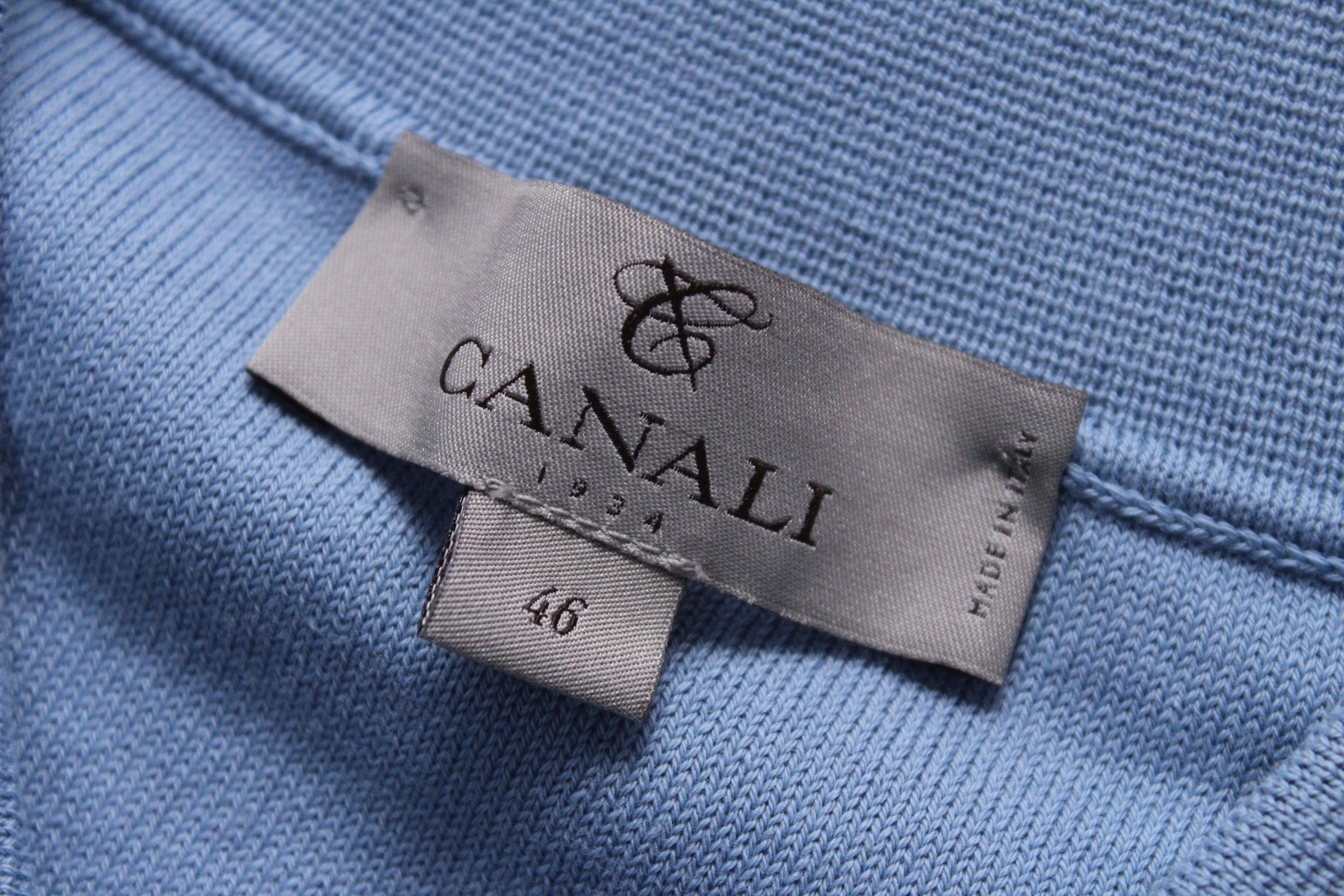 Canali Canali Polo Size 46 Made In Italy Authentic Size US S / EU 44-46 / 1 - 9 Thumbnail