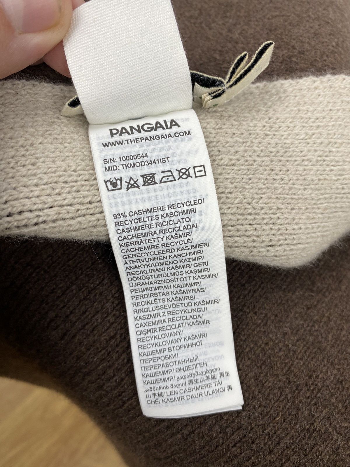 Pangaia Pangaia Double-sided Cashmere Long Scarf Size ONE SIZE - 6 Thumbnail