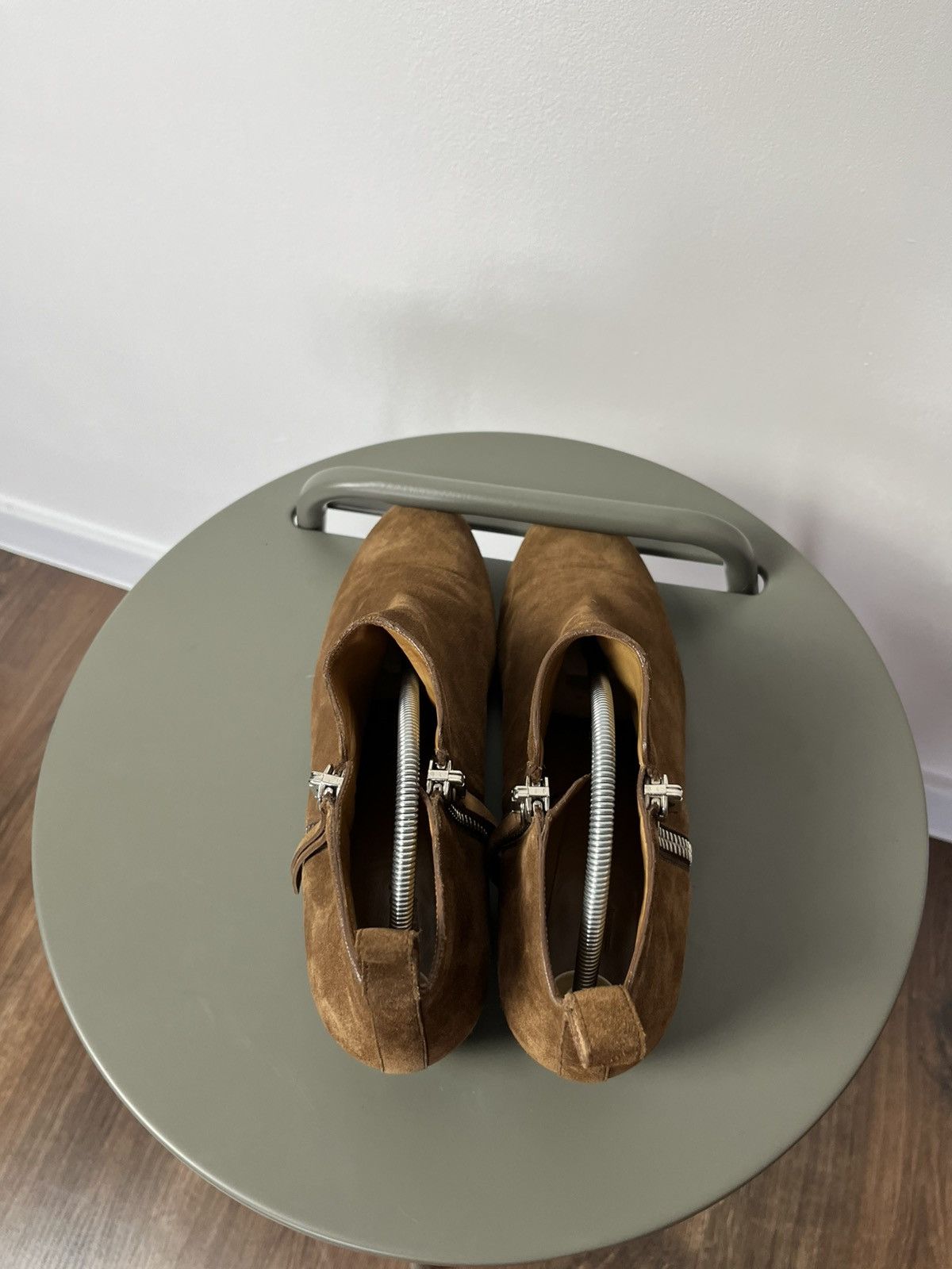 Gucci Gucci Suede Side-Zip Ankle Boots 39 EU / 8 US Made in Italy Size US 8 / IT 38 - 12 Thumbnail
