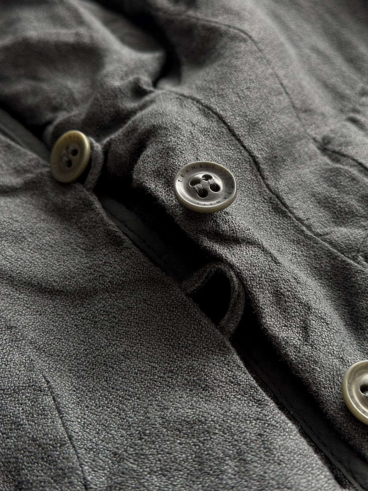 Transit Uomo Transit Par Such Linen Jacket Size S / US 4 / IT 40 - 6 Thumbnail
