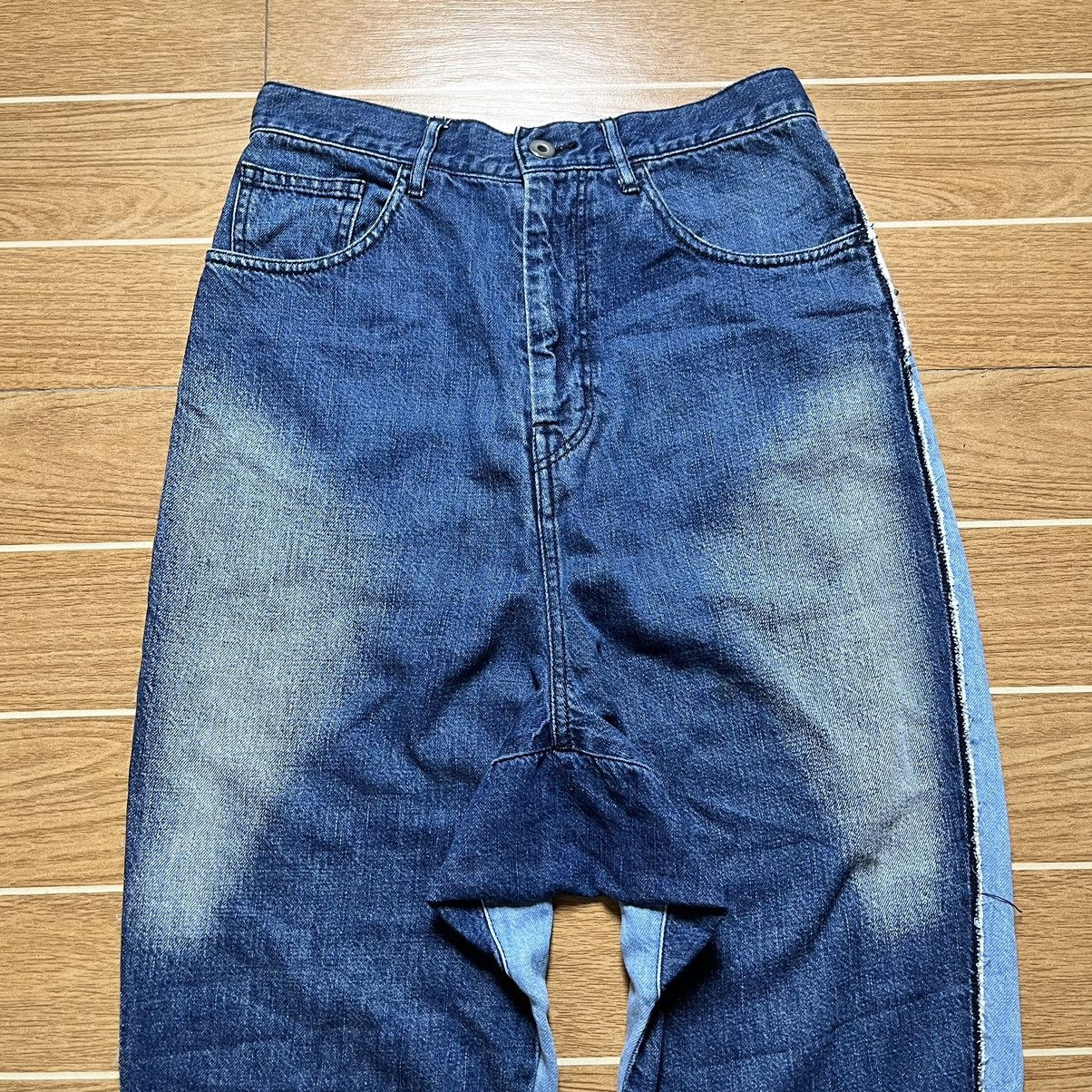 Y's Y's by Yohji Yamamoto Drop Crotch Denim Jeans Size US 29 - 2 Thumbnail