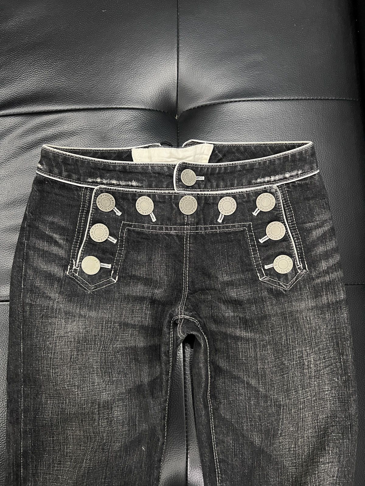 Jean Paul Gaultier Jean Paul Gaultier Nautical Button Flared Denim Size US 40 / EU 56 - 4 Thumbnail