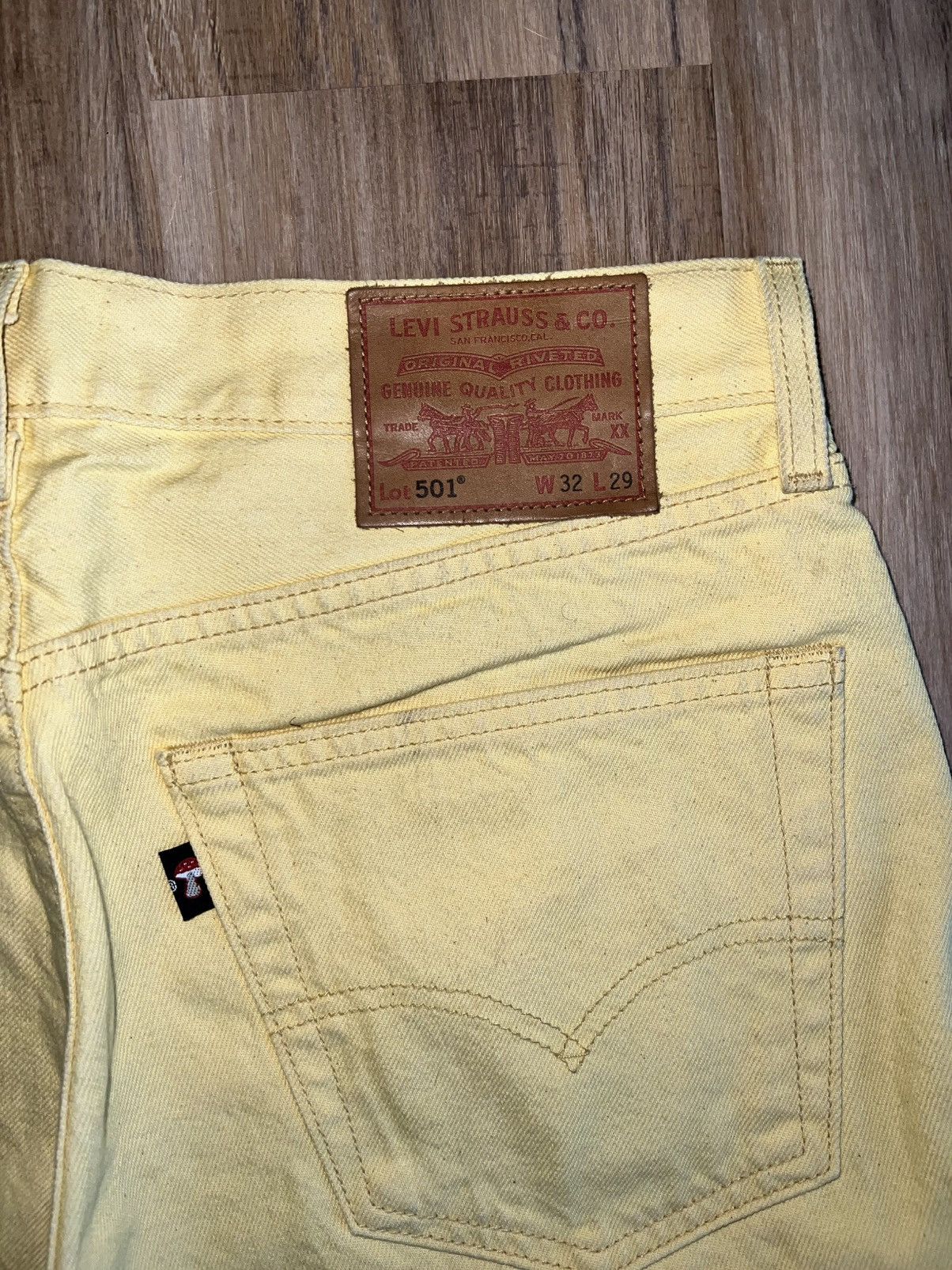 Levi's × Levi's Vintage Clothing Levi yellow denims Size US 32 / EU 48 - 4 Thumbnail