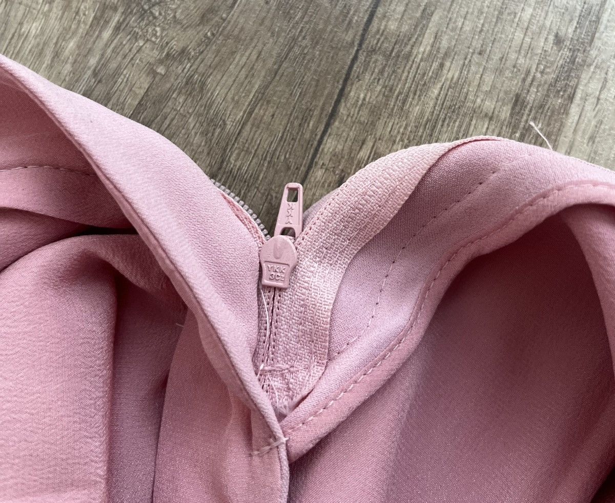 Alexander McQueen Alexander McQueen Pink Pleated High-Waist Trousers Size 36" / US 14 / IT 50 - 9 Thumbnail