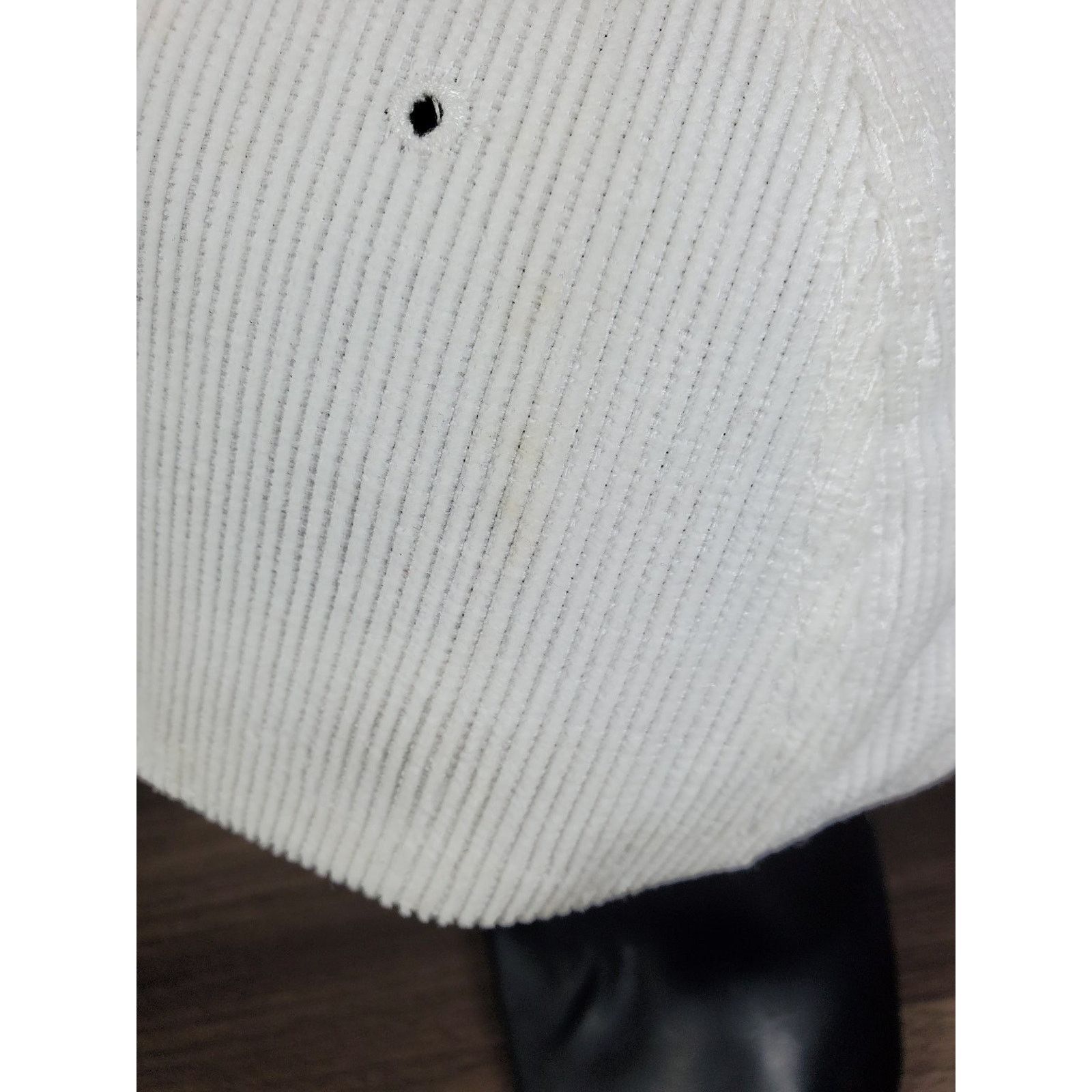 Vintage SE Johnson Companies White Corduroy Trucker Hat Snapback Cap Size ONE SIZE - 5 Thumbnail