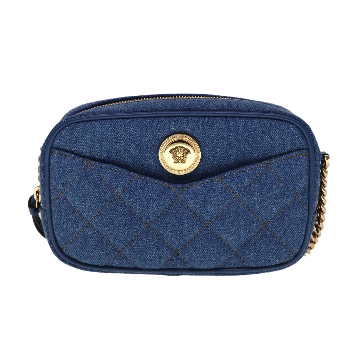 Versace Blue Denim - Jeans Shoulder Bag (Pre-Owned) Size ONE SIZE - 1 Thumbnail