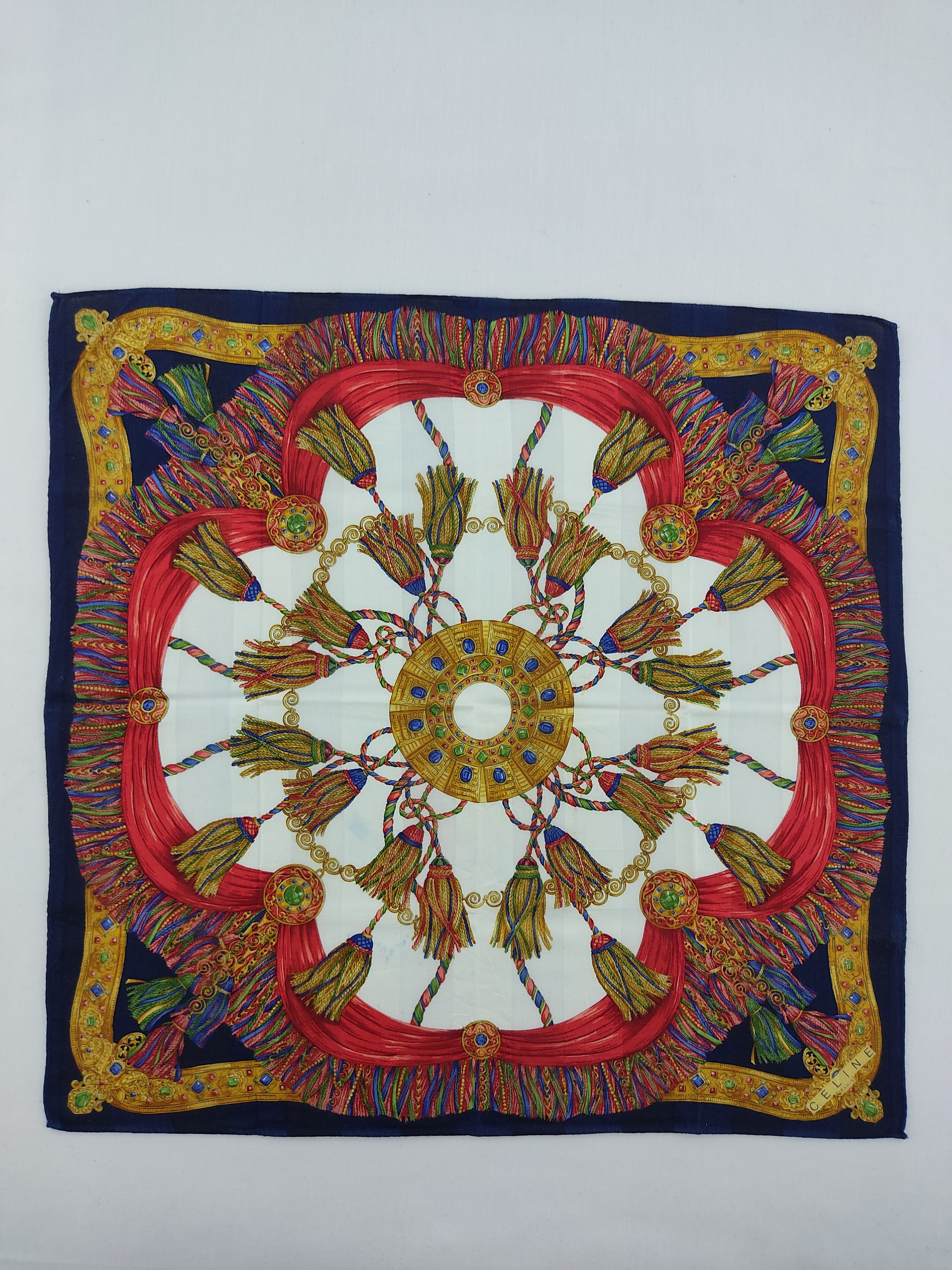 Celine Vintage Celine Handkerchief / Neckwear / Bandana Size ONE SIZE - 1 Thumbnail