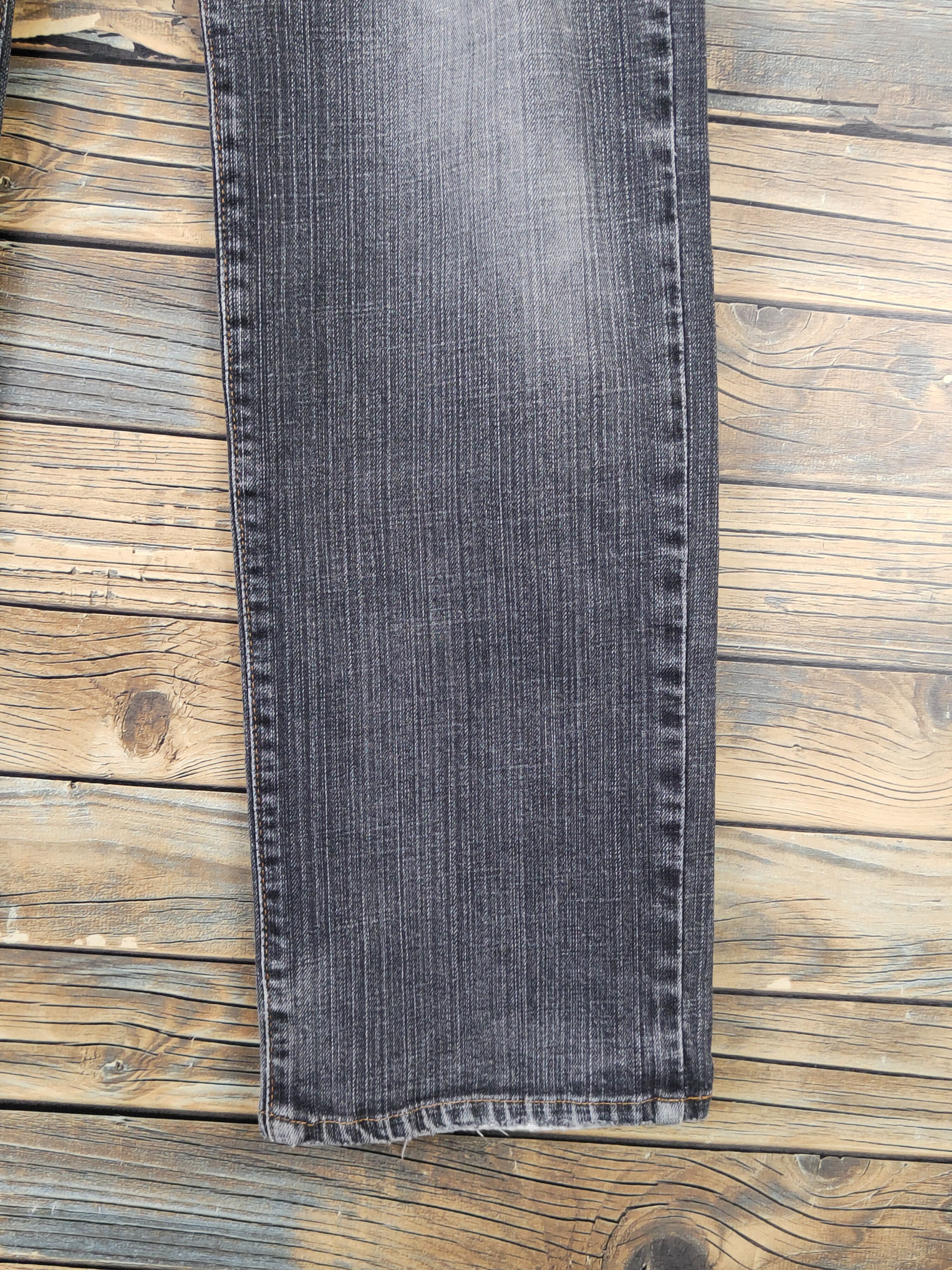 Edwin Edwin Black Distressed Ripped Jeans #W1798 Size US 30 / EU 46 - 7 Thumbnail