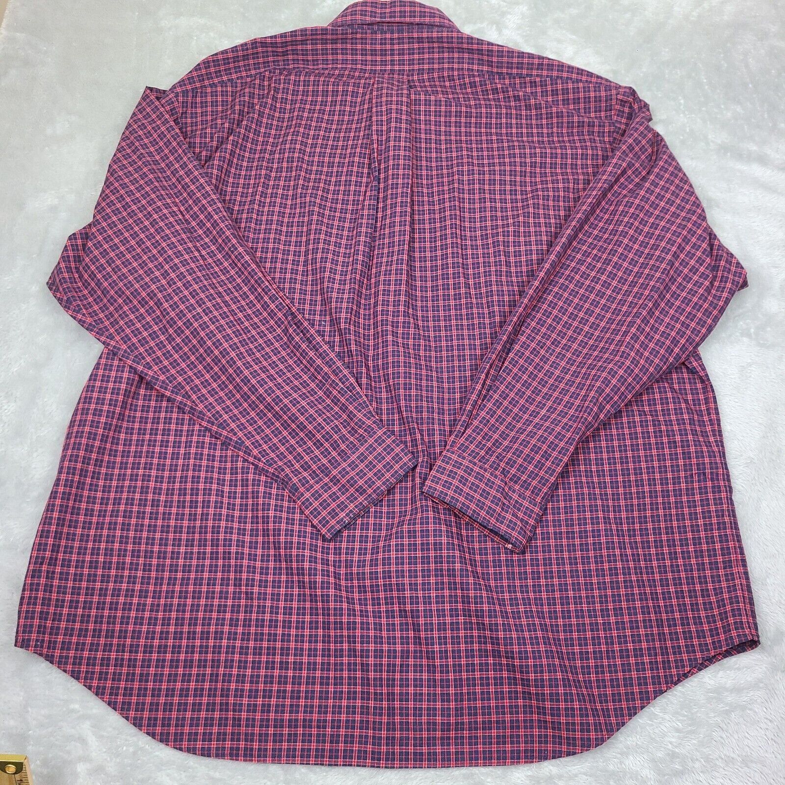 Polo Ralph Lauren Polo Ralph Lauren Blake Fit Red and Purple Plaid Button Down Size US XXL / EU 58 / 5 - 7 Thumbnail