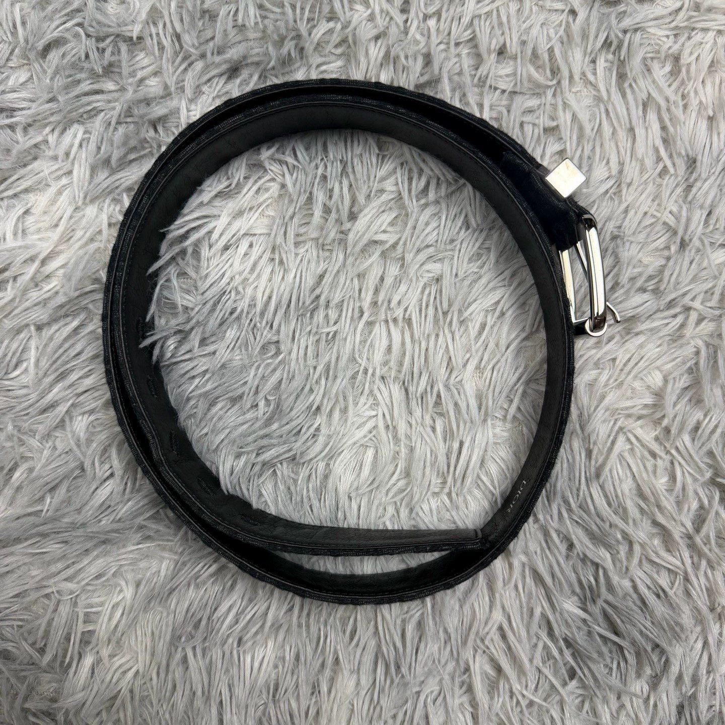 Dior dior black woven leather belt size 95 Size ONE SIZE - 2 Thumbnail